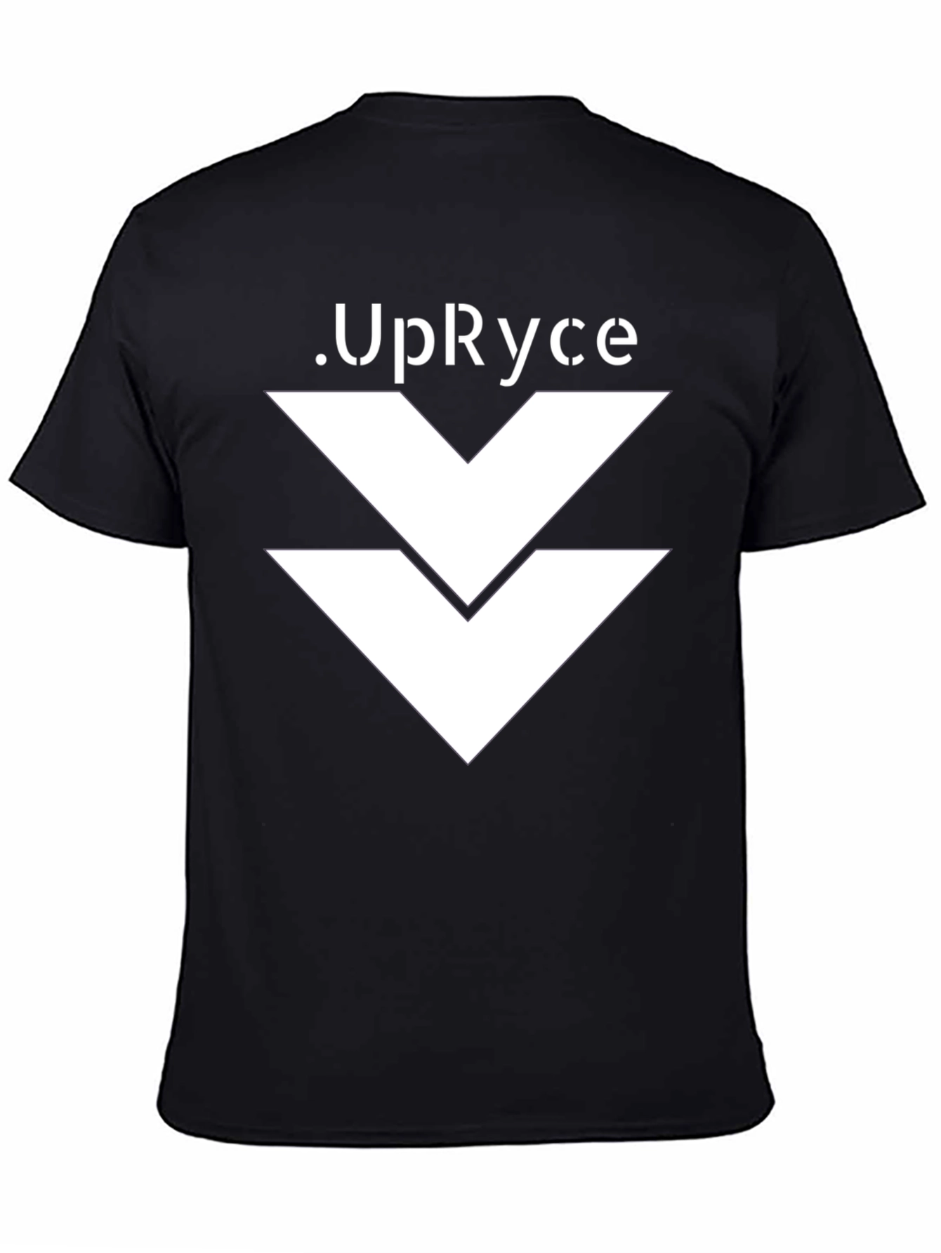 UpRyce Graphic Print Black T-Shirt