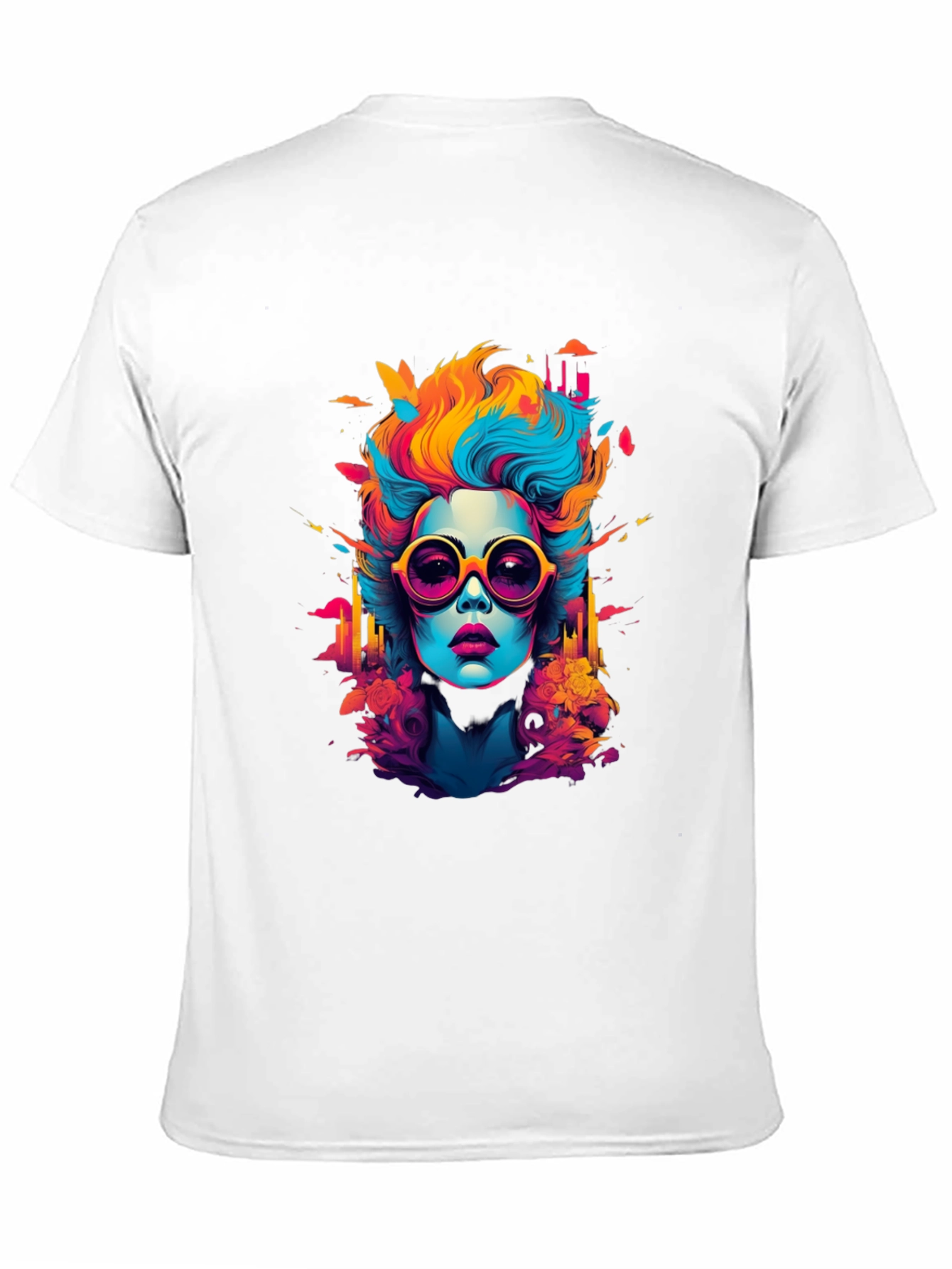 Pop Art Woman Graphic Tee - Bold Style!