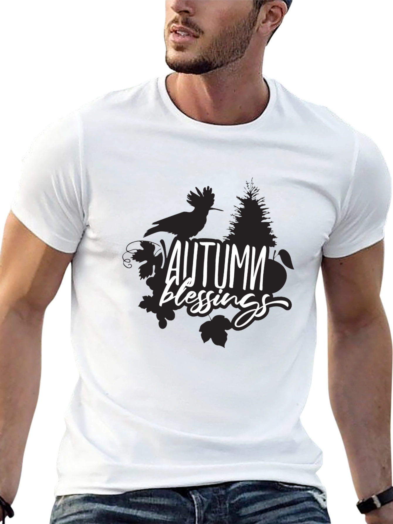 Autumn Blessings Graphic Tee - Stylish Fall Fashion