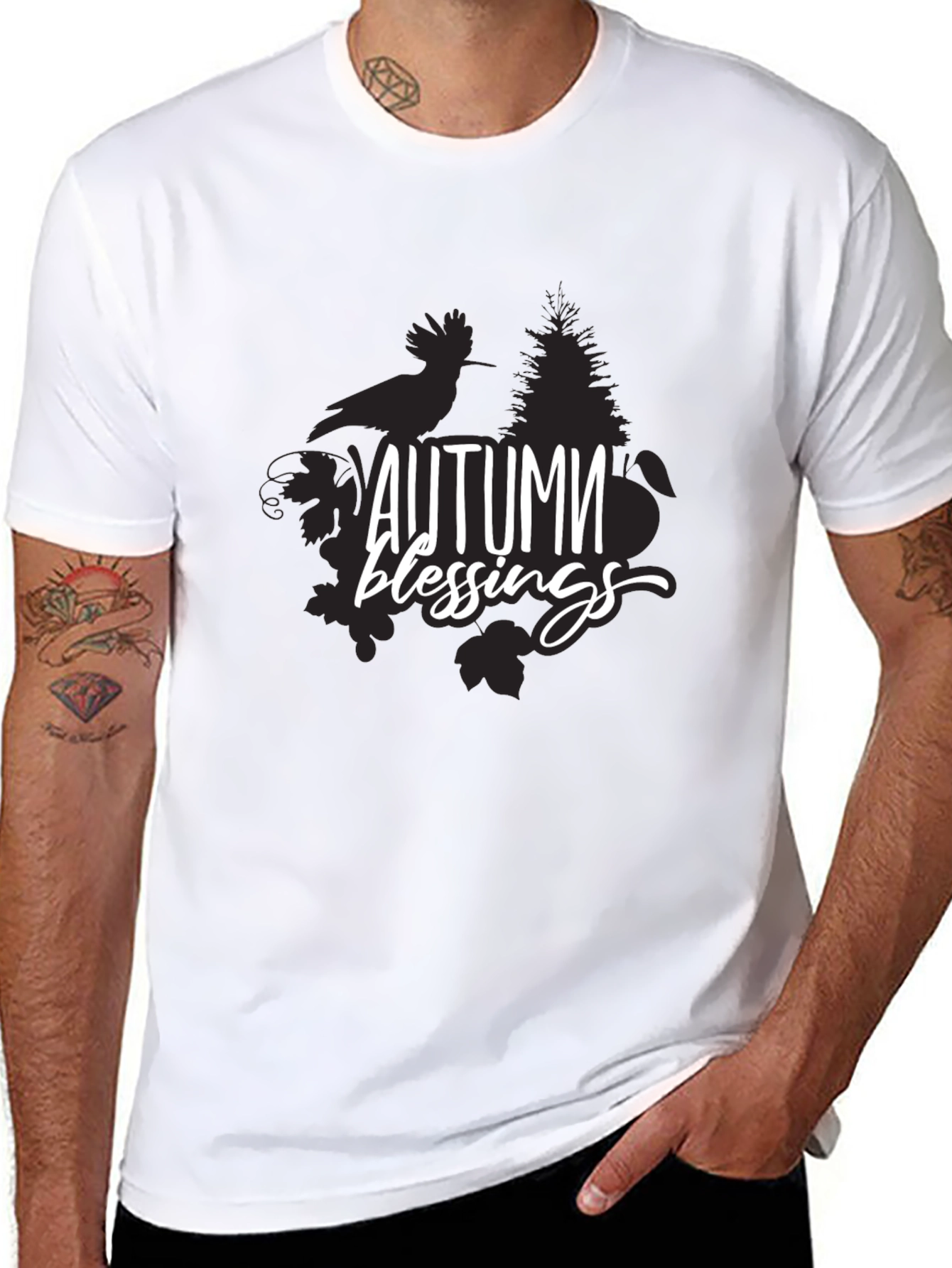 Autumn Blessings Graphic Tee - Stylish Fall Fashion