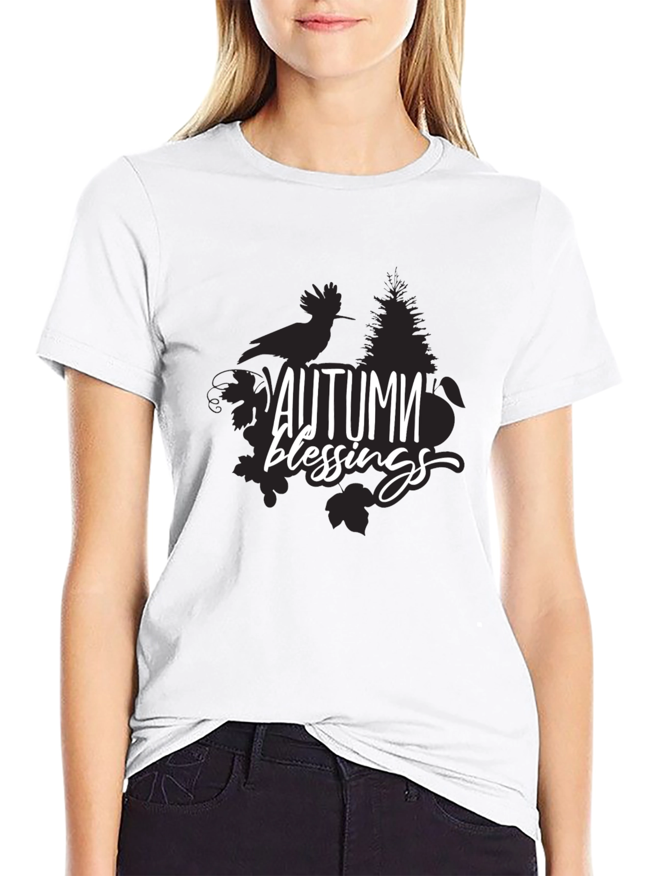 Autumn Blessings Graphic Tee - Stylish Fall Fashion