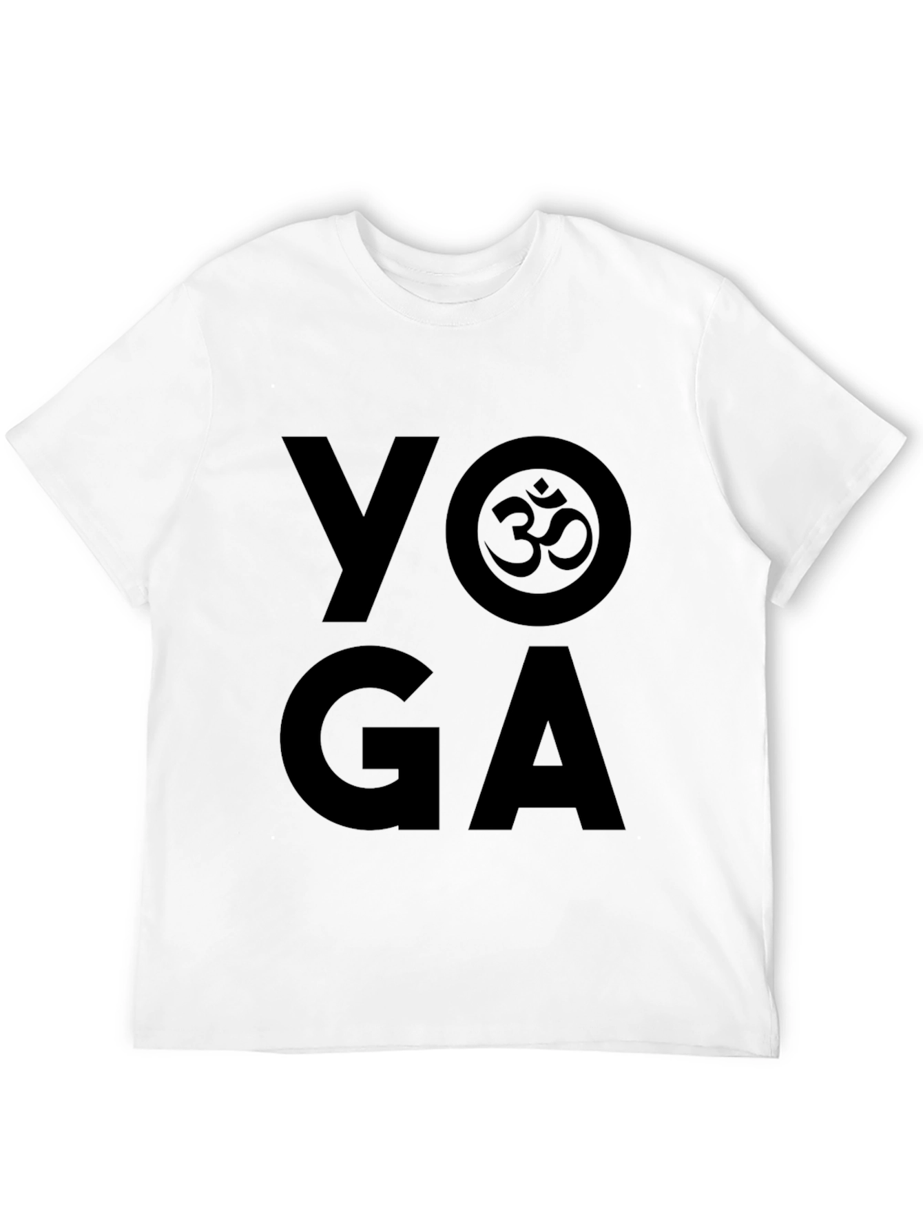 Yoga Om Symbol Black T-Shirt