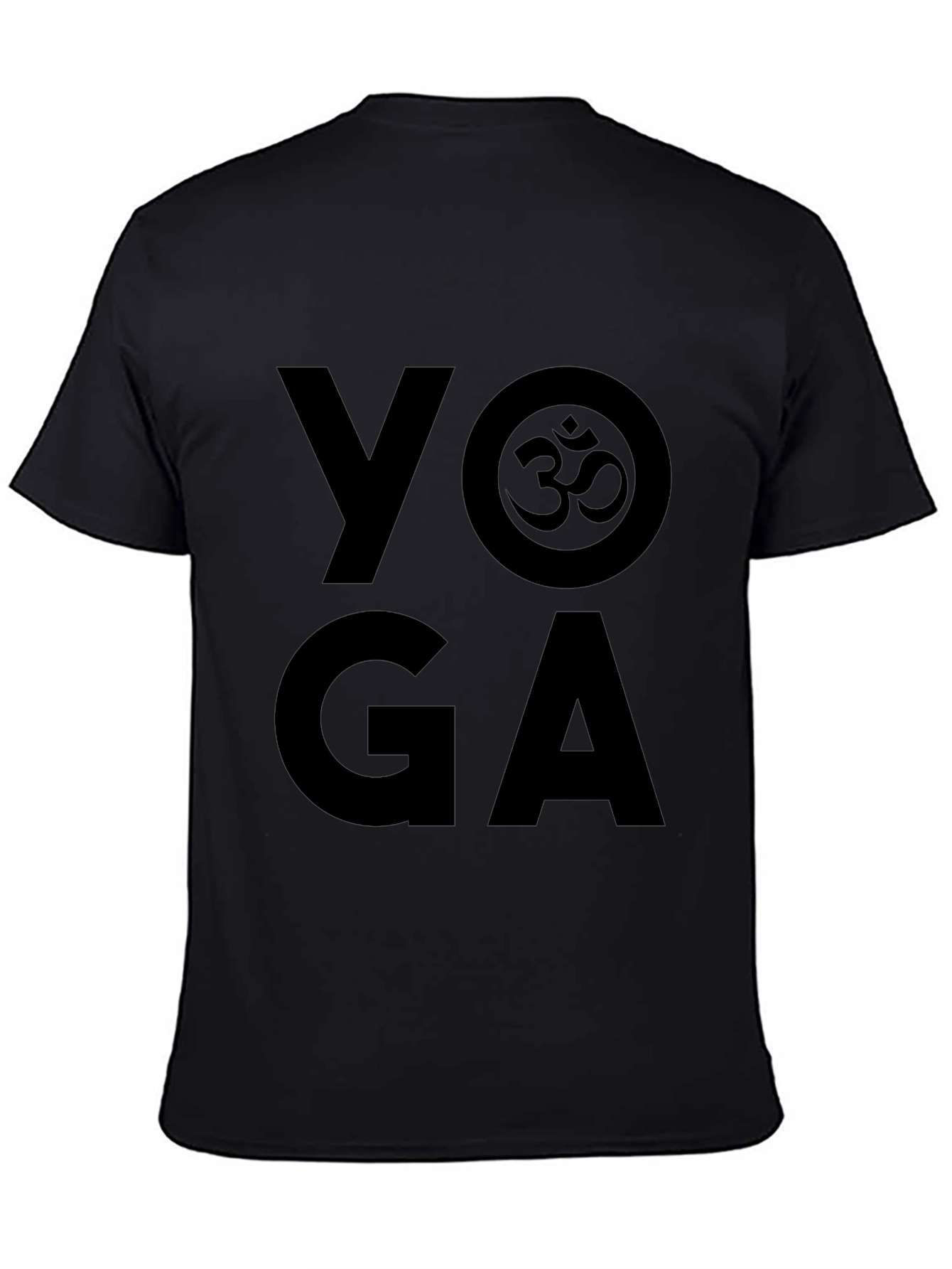 Yoga Om Symbol Black T-Shirt