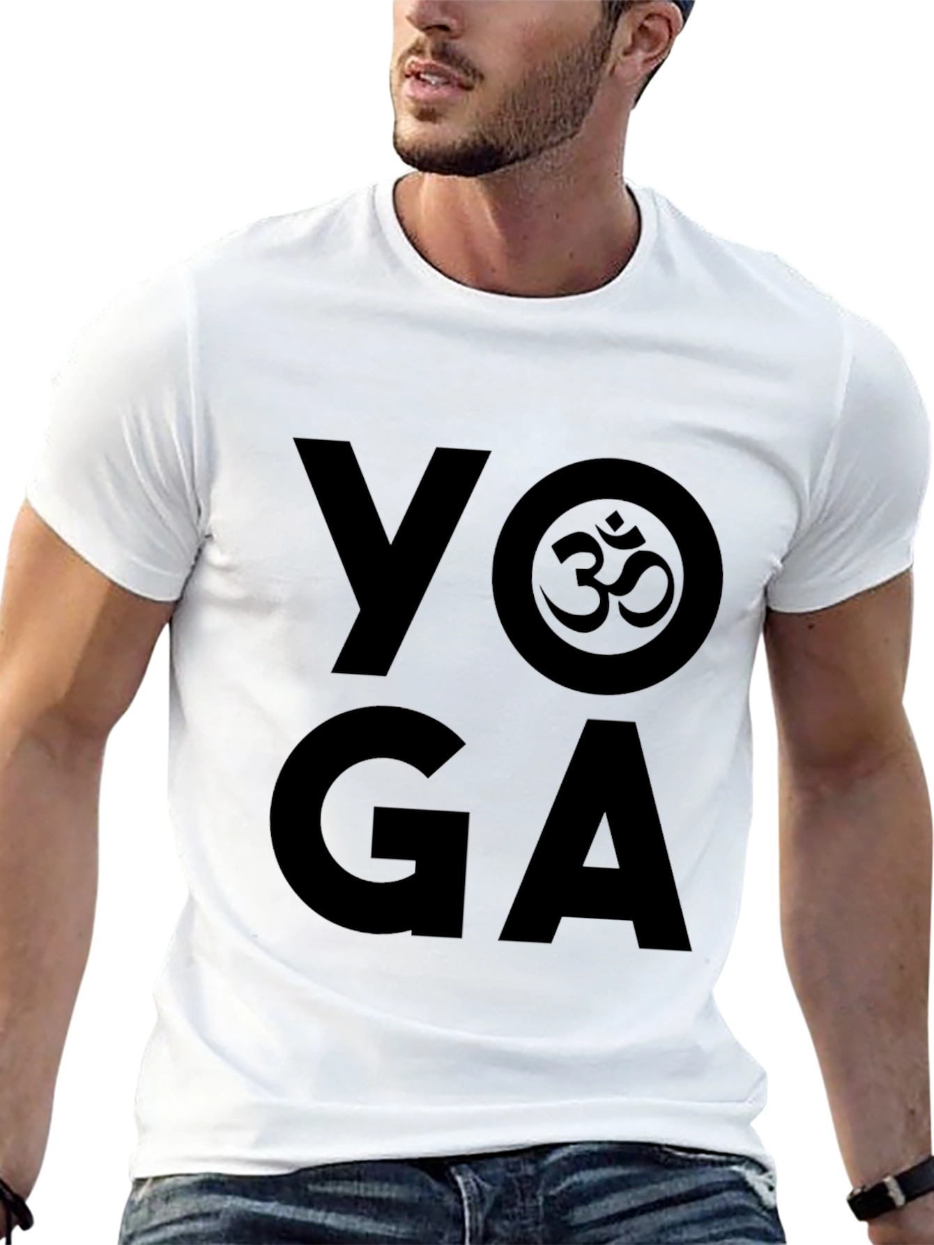 Yoga Om Symbol Black T-Shirt