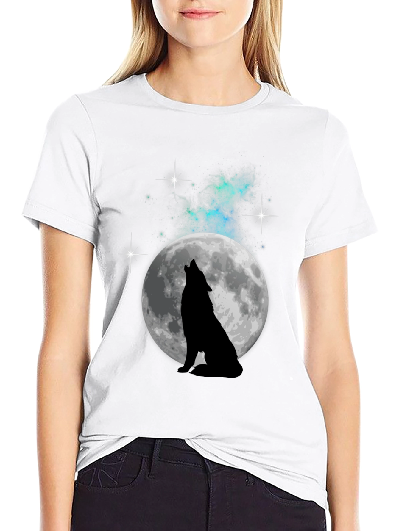 Wolf Moon Graphic T-Shirt
