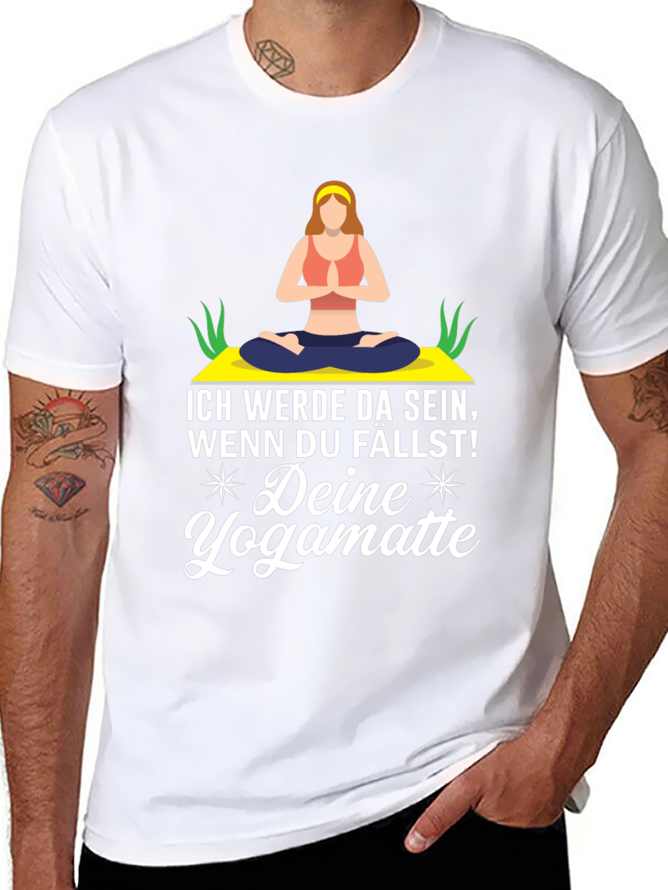 Yoga Mat Tee - Funny Meditation Gift Shirt