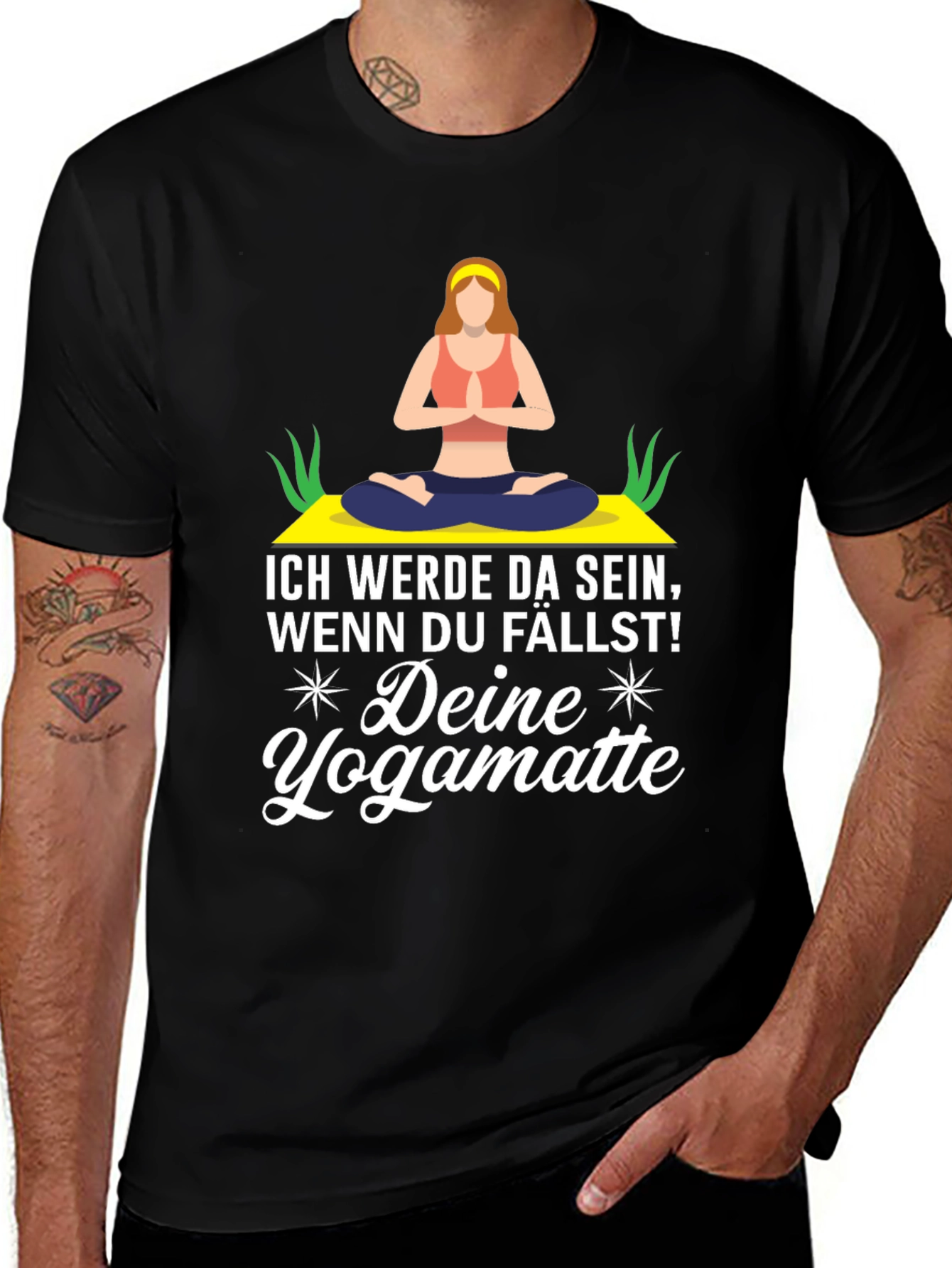 Yoga Mat Tee - Funny Meditation Gift Shirt