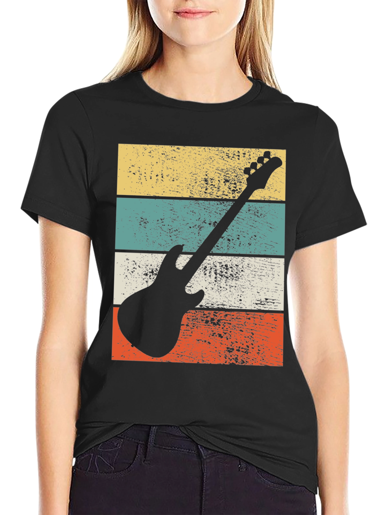 Retro Guitar Graphic Tee