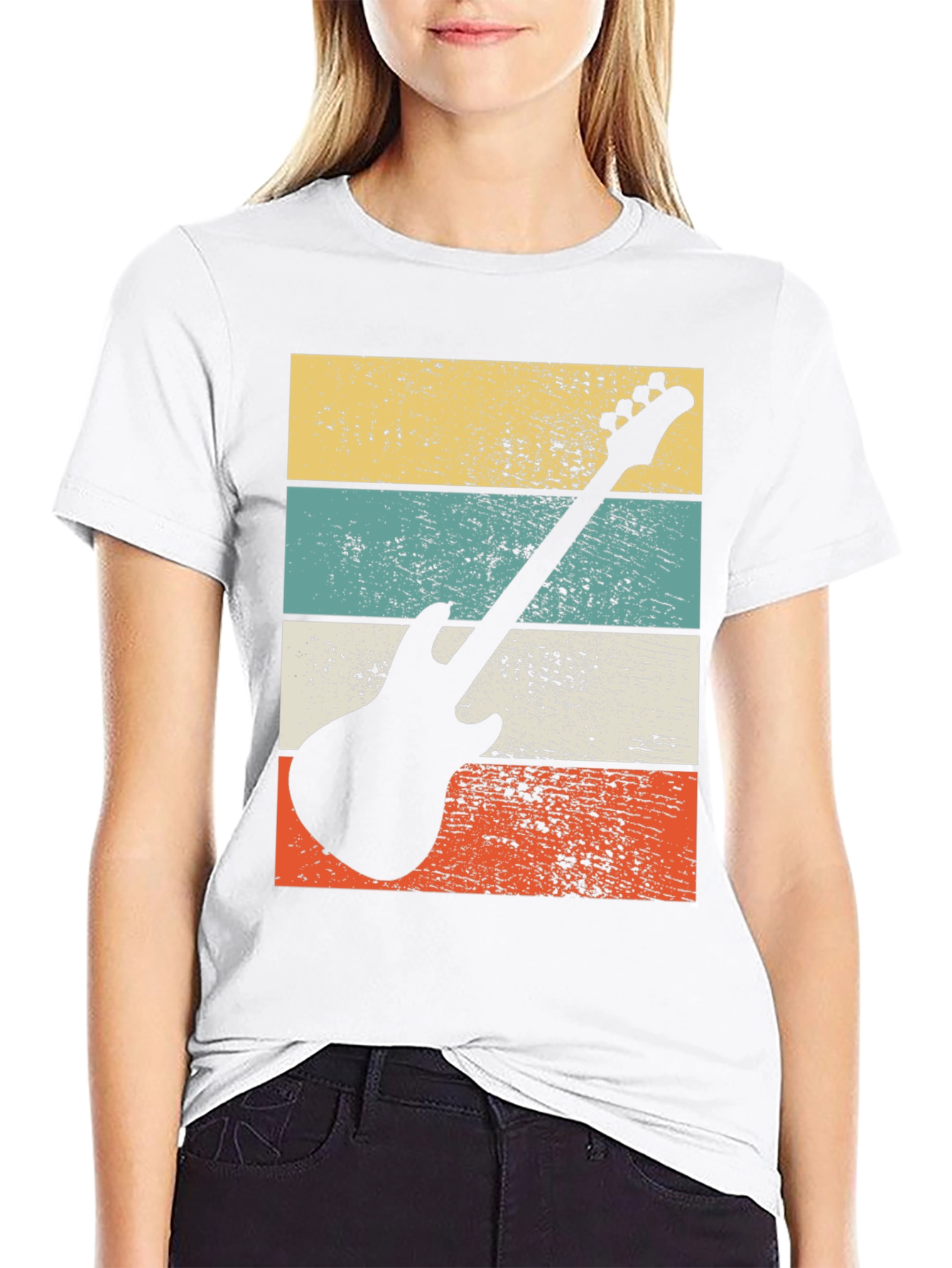 Retro Guitar Graphic Tee