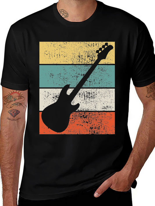 Retro Guitar Graphic Tee