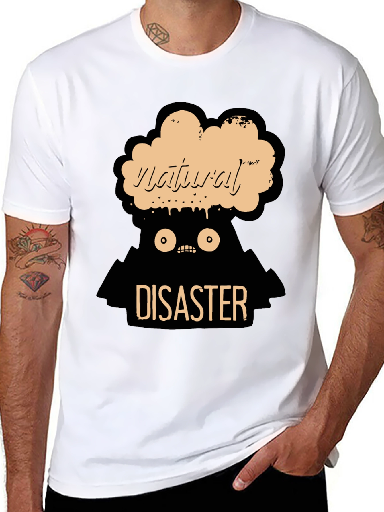 Natural Disaster Graphic Tee - Funny T-Shirt