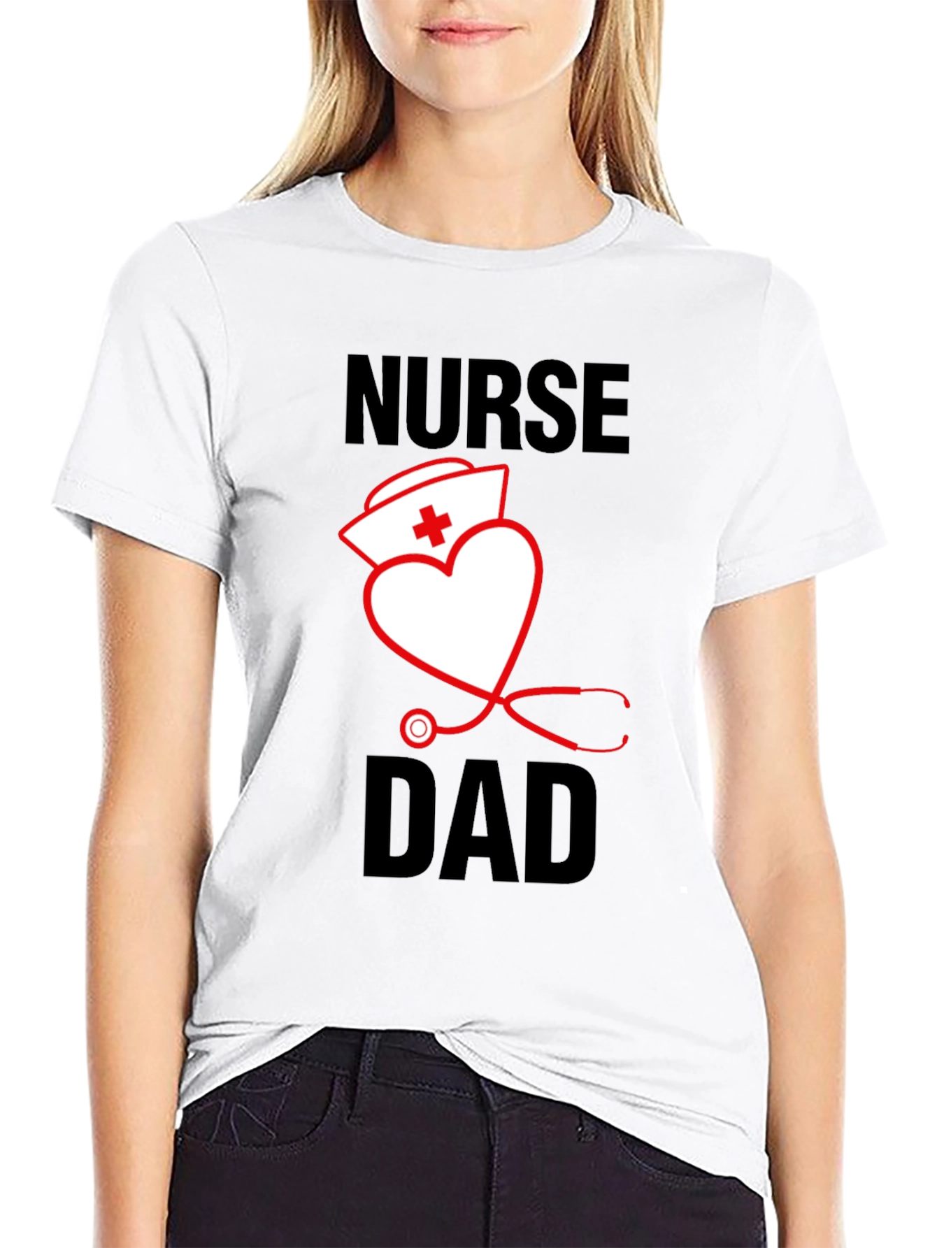 Nurse Dad Graphic T-Shirt - Medical Fathers Day Gift