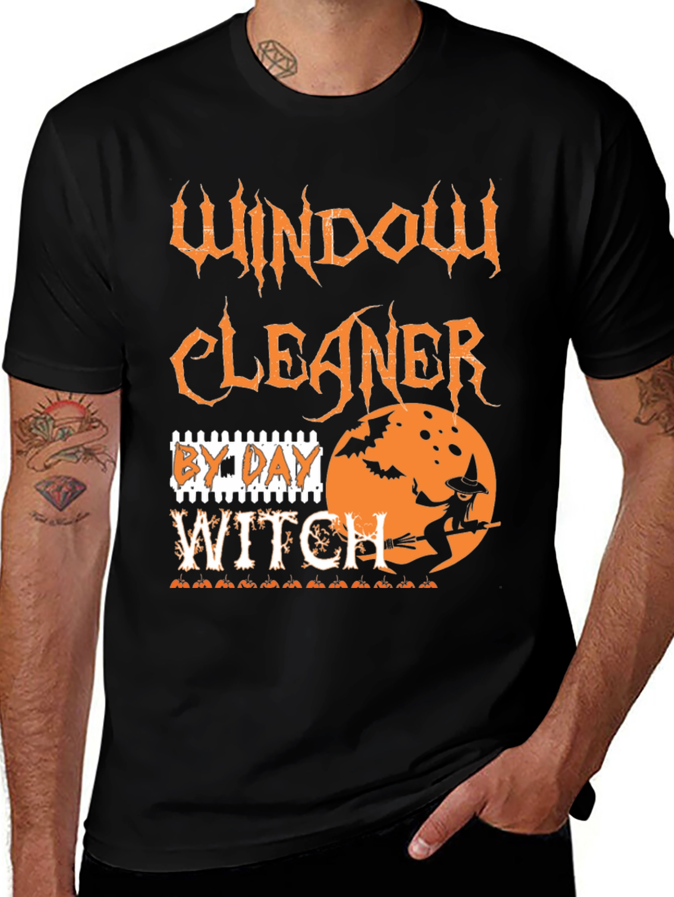 Window Cleaner By Day Witch T-Shirt