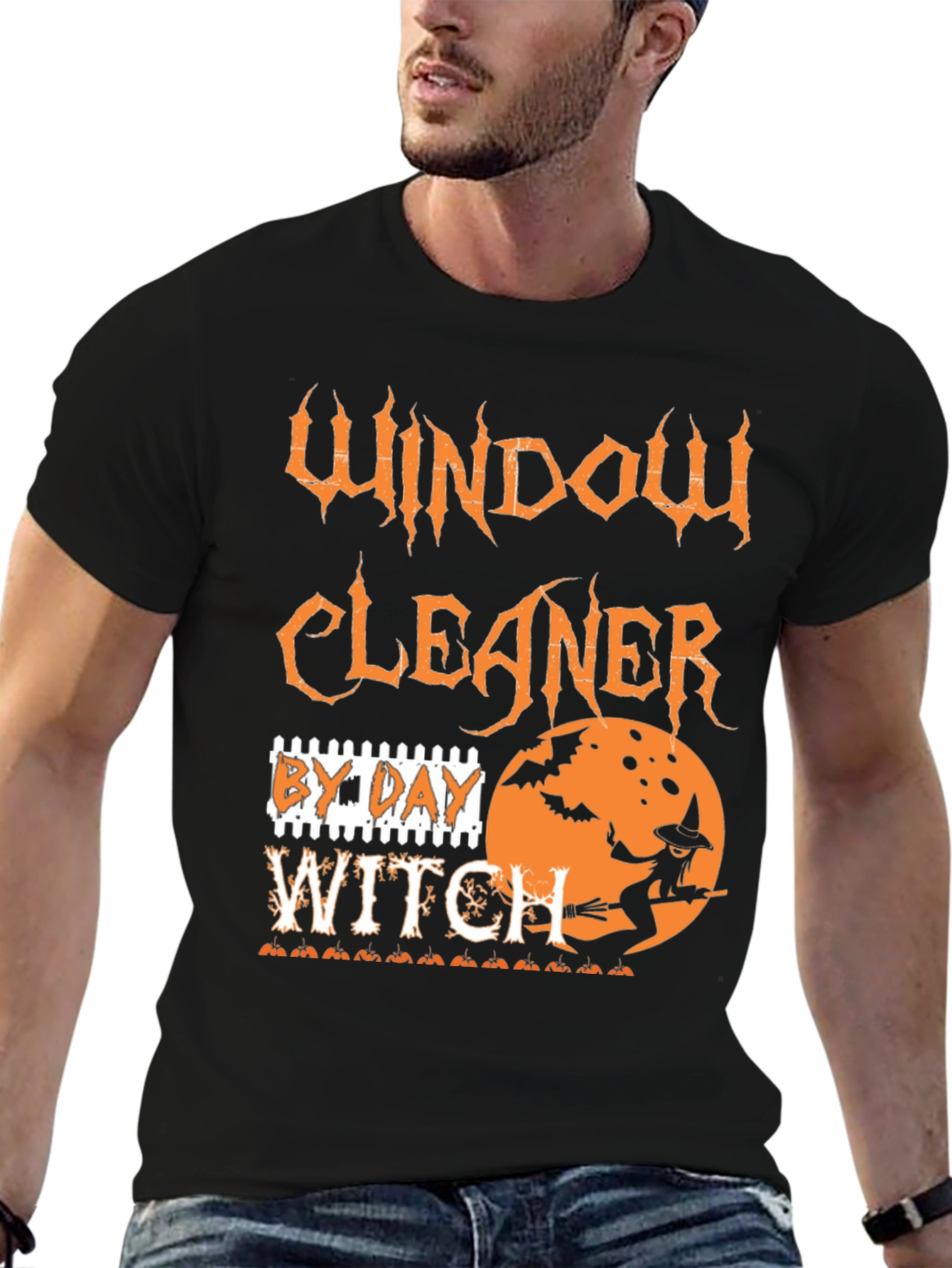 Window Cleaner By Day Witch T-Shirt