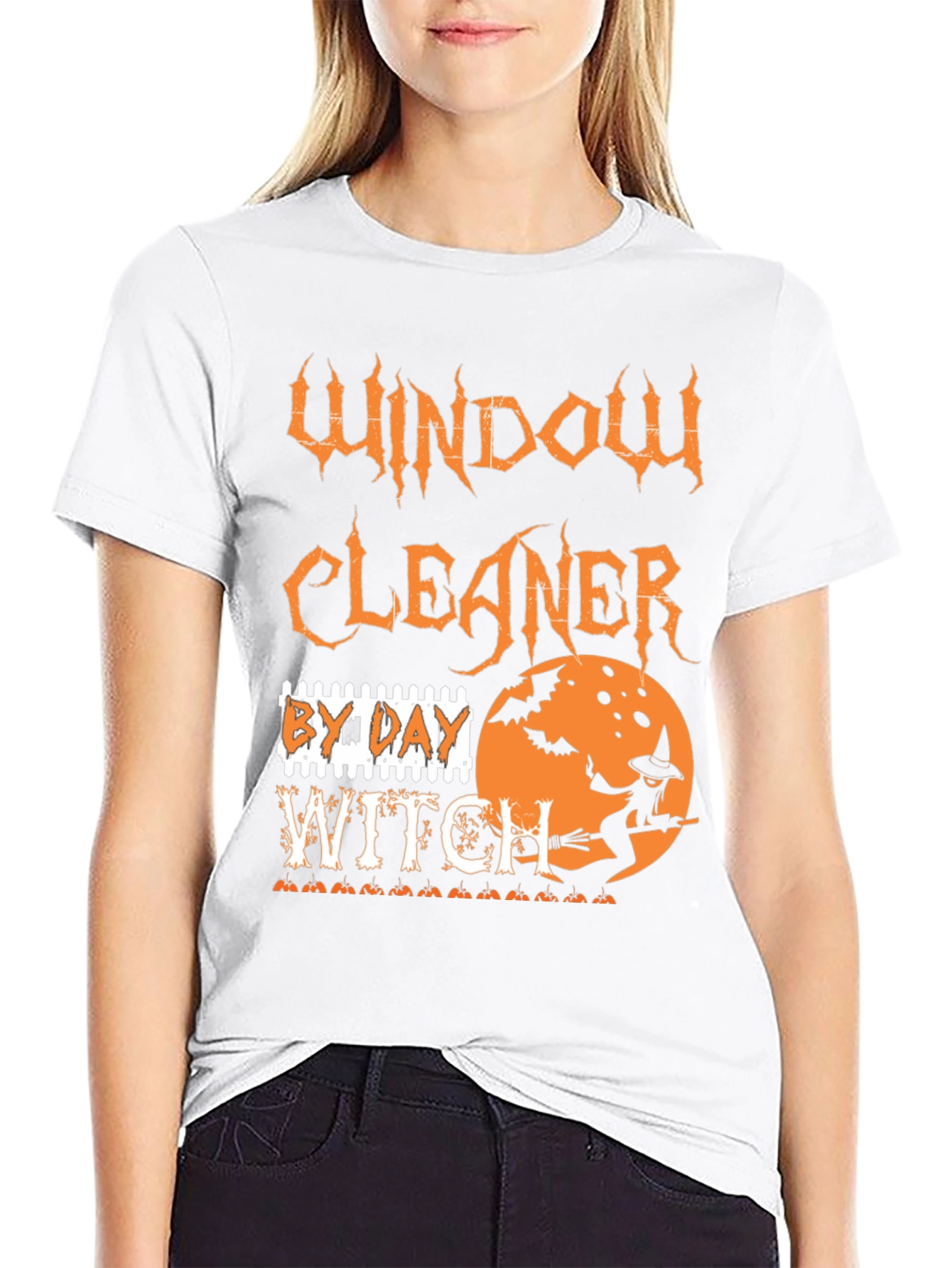 Window Cleaner By Day Witch T-Shirt