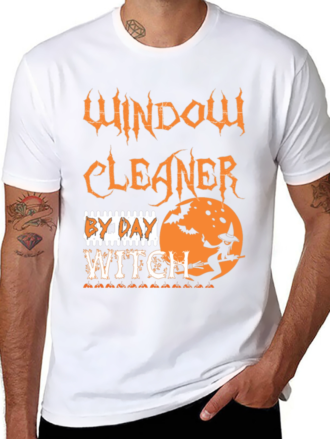 Window Cleaner By Day Witch T-Shirt