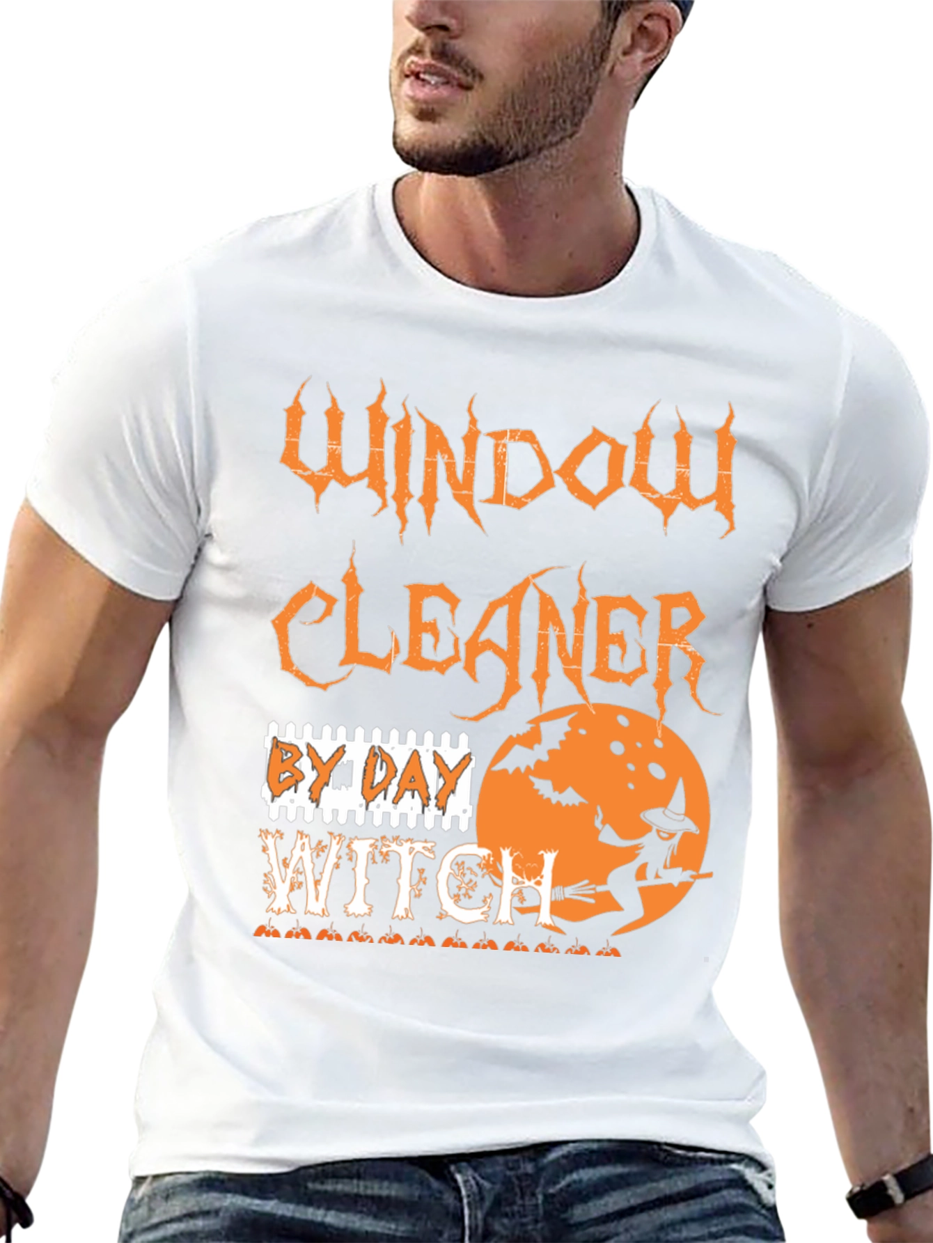Window Cleaner By Day Witch T-Shirt
