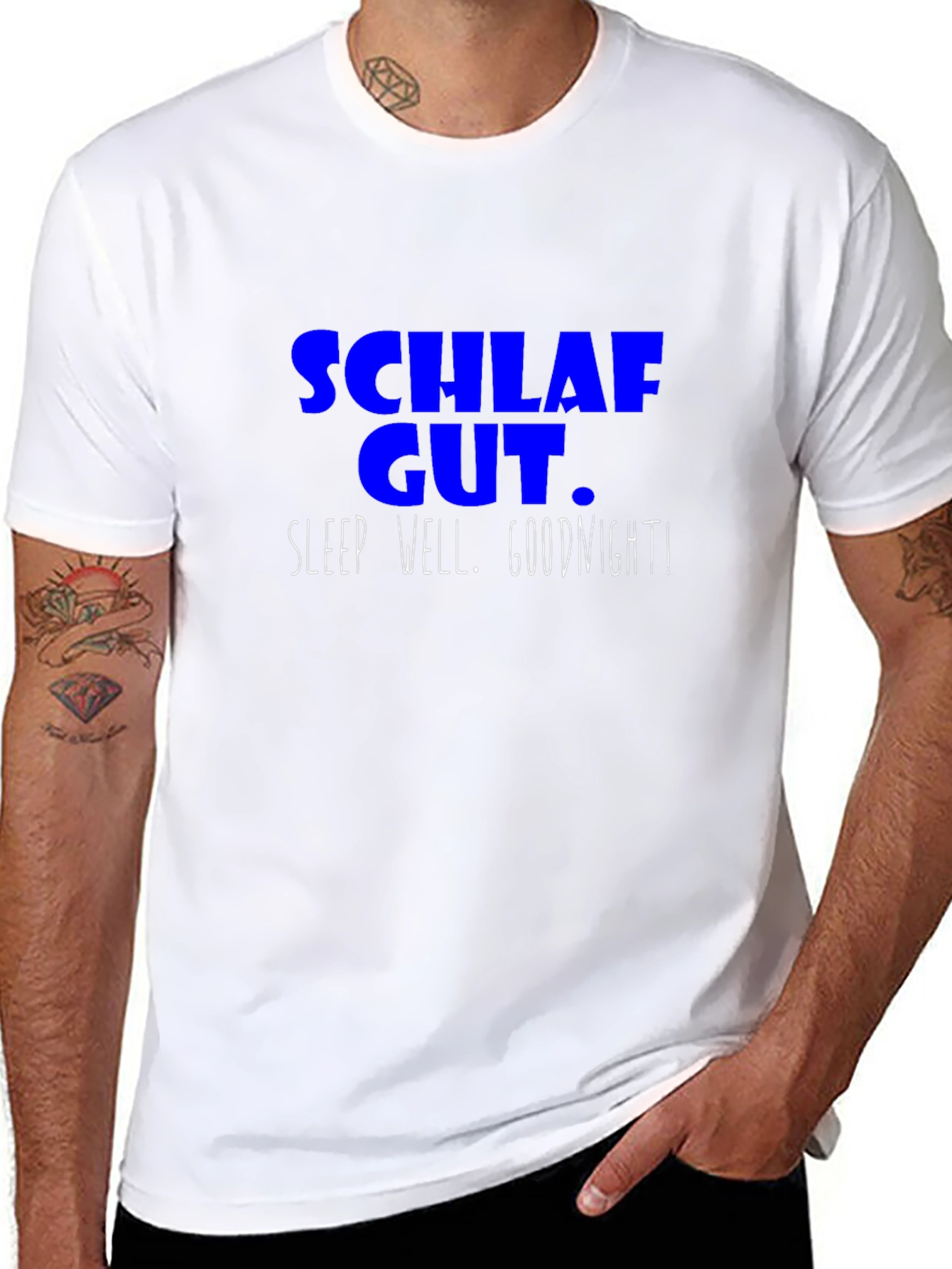 Schlaf Gut T-Shirt - Sleep Well Goodnight Tee
