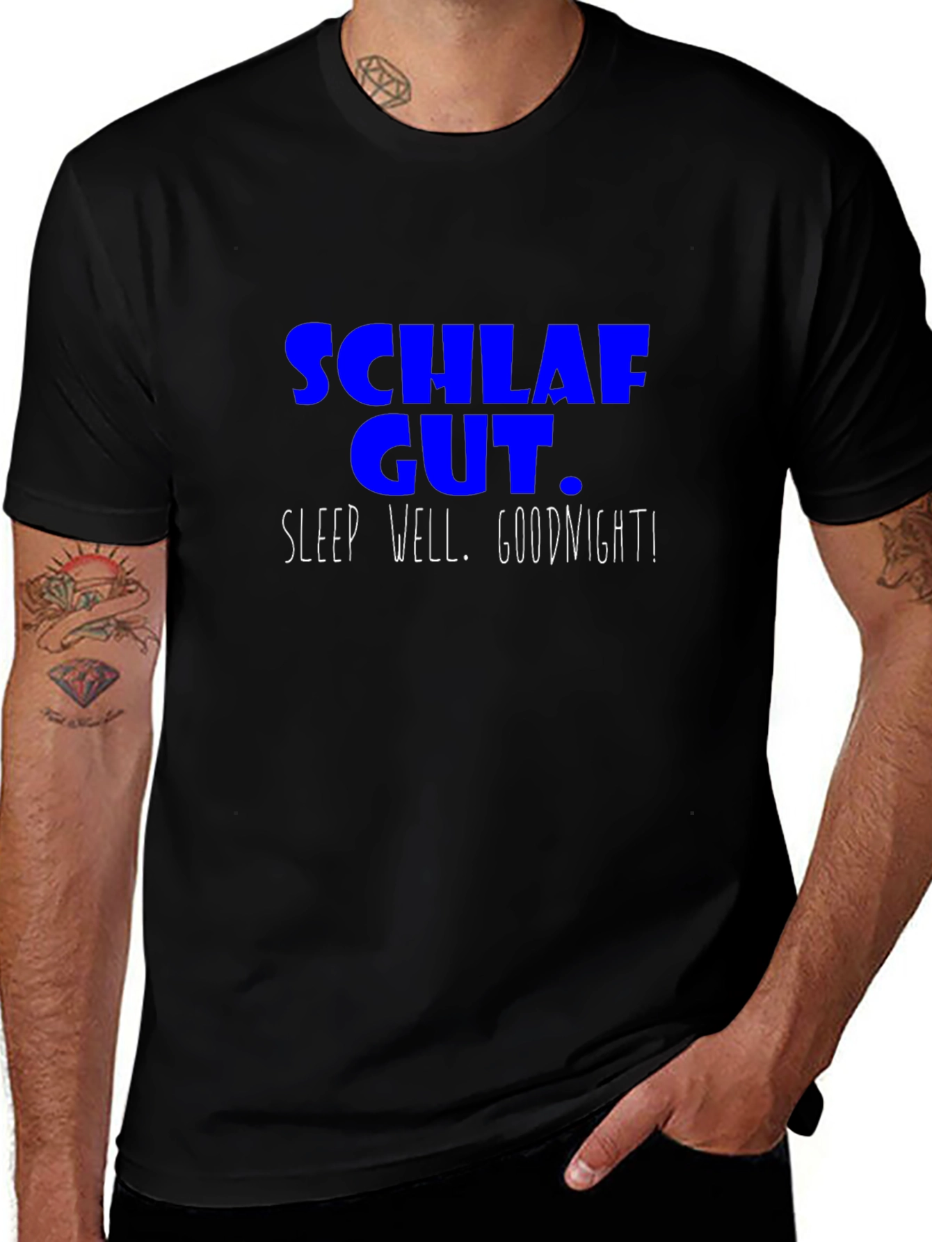 Schlaf Gut T-Shirt - Sleep Well Goodnight Tee