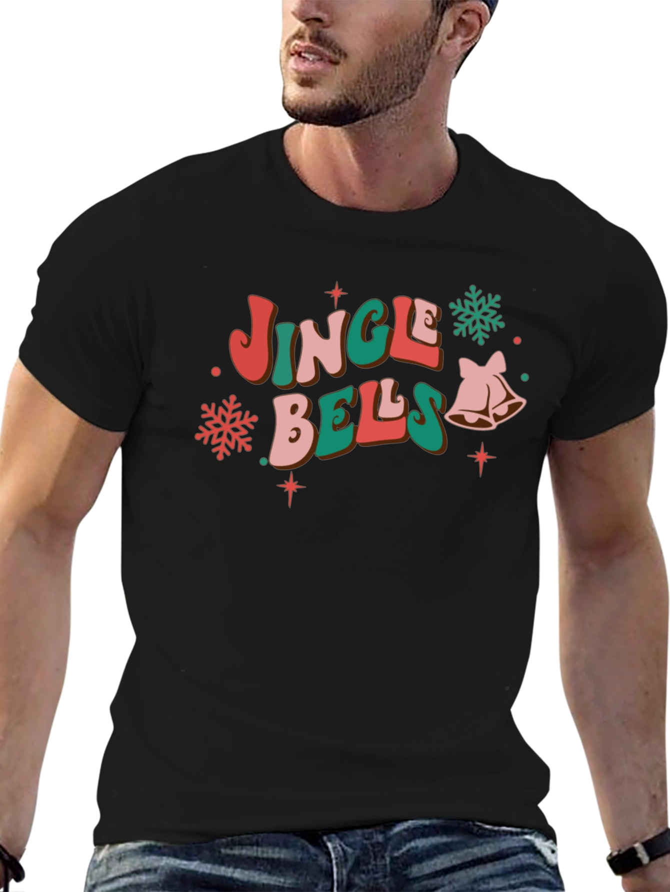 Retro Jingle Bells Graphic Tee