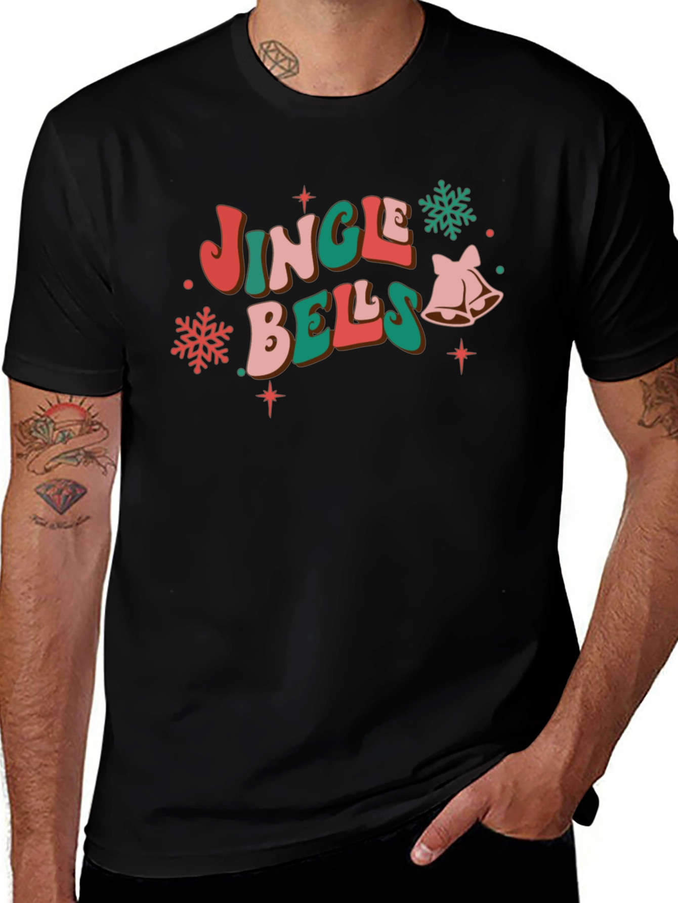 Retro Jingle Bells Graphic Tee