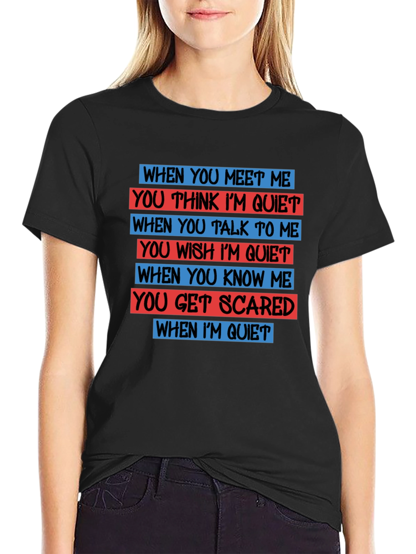 Quiet Person T-Shirt - Funny Novelty Tee