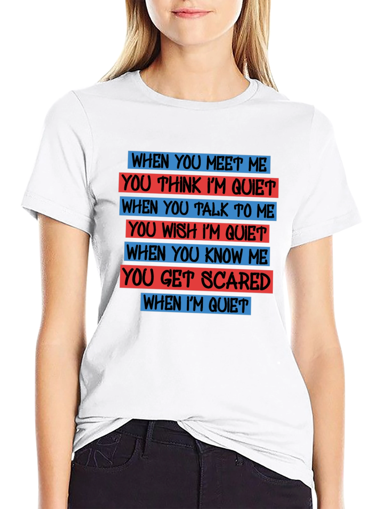 Quiet Person T-Shirt - Funny Novelty Tee