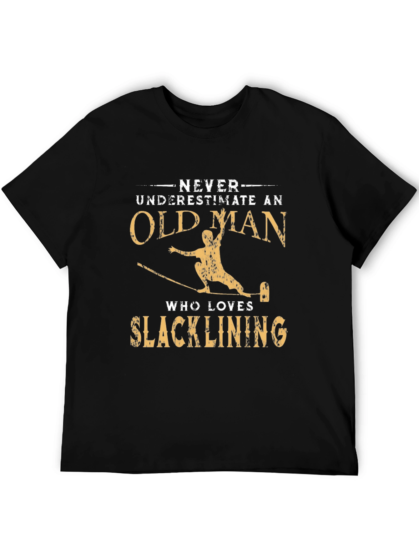 Slacklining Old Man Graphic Tee