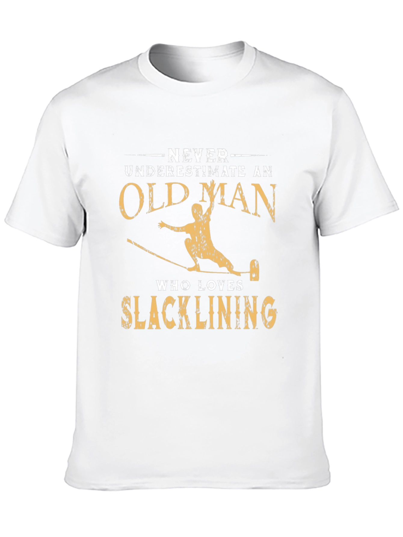 Slacklining Old Man Graphic Tee