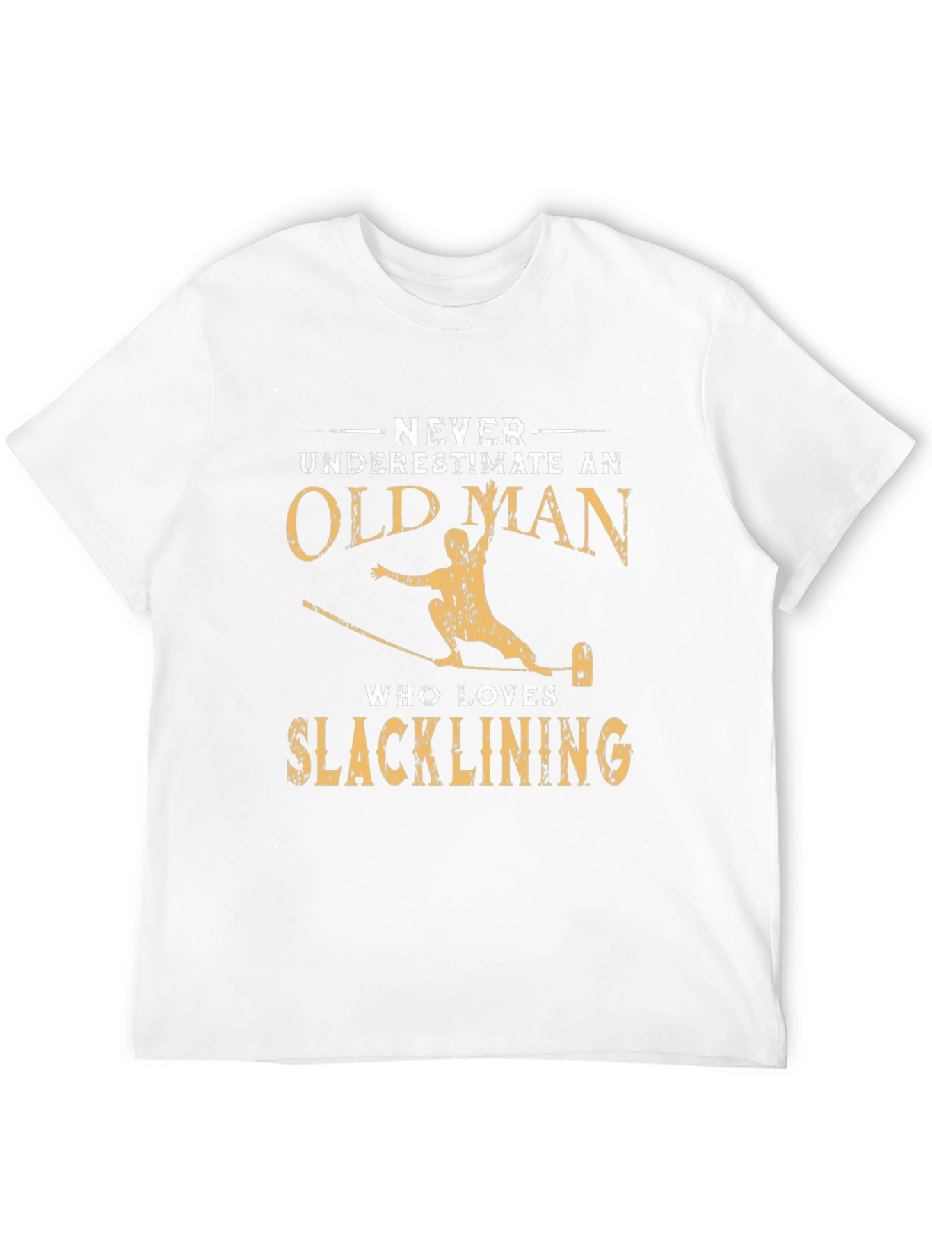 Slacklining Old Man Graphic Tee