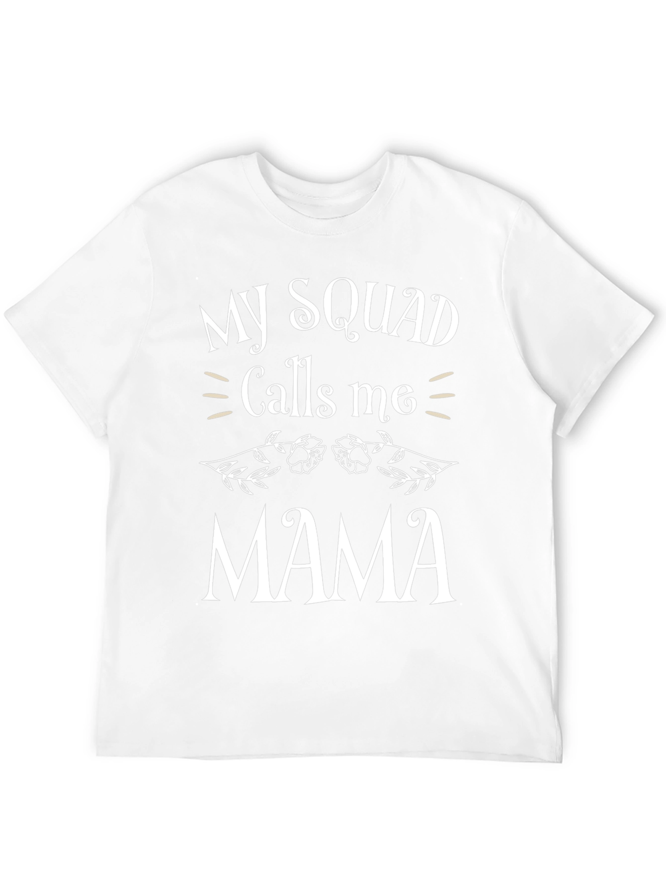 My Squad Calls Me Mama T-Shirt - Black