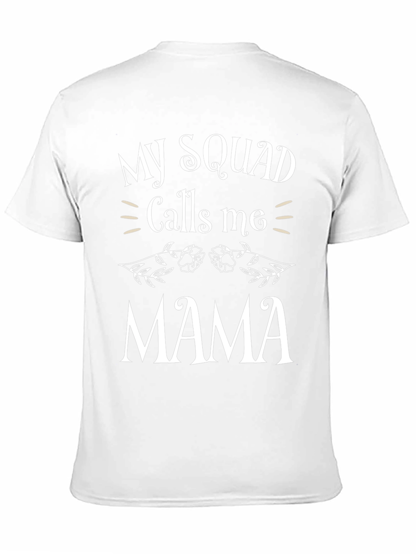 My Squad Calls Me Mama T-Shirt - Black