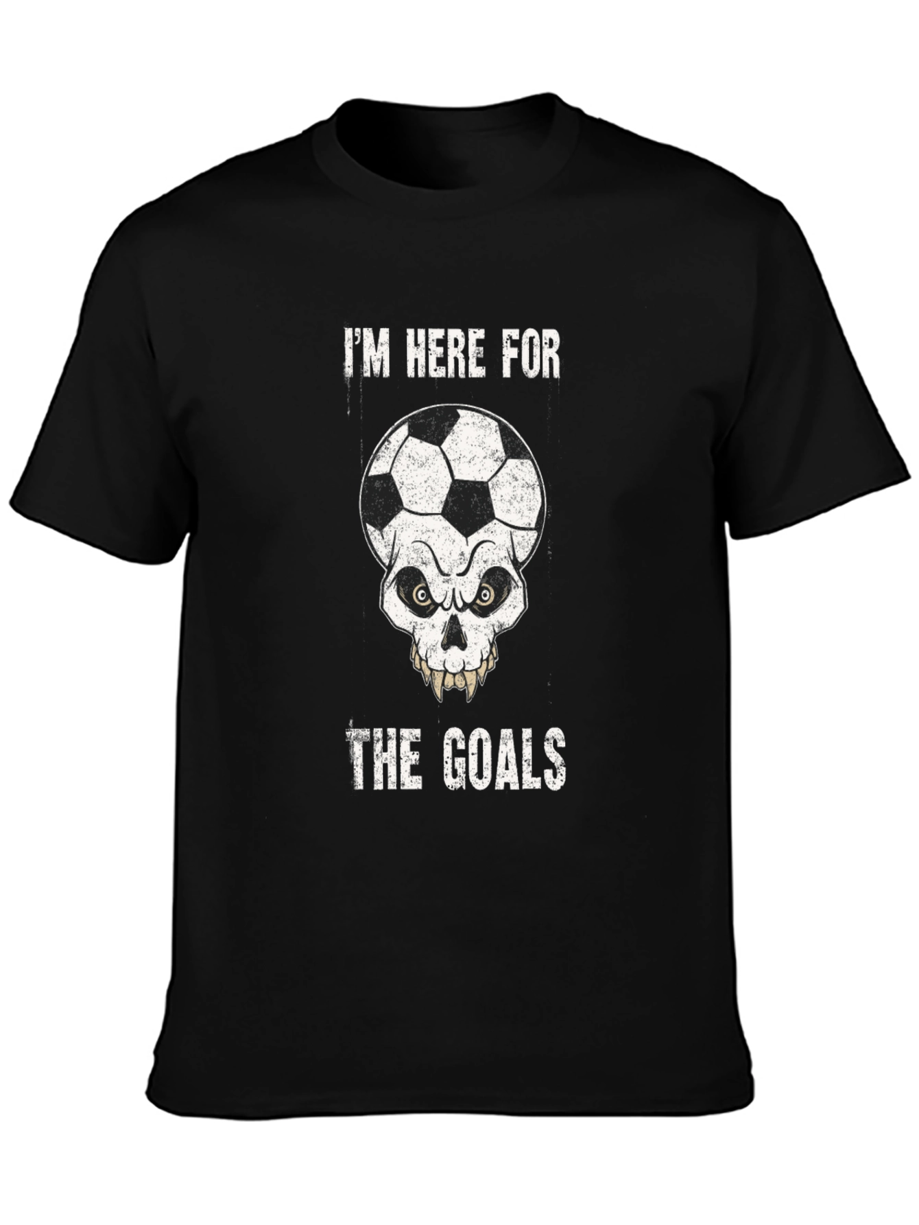 Skull Soccer Goals T-Shirt