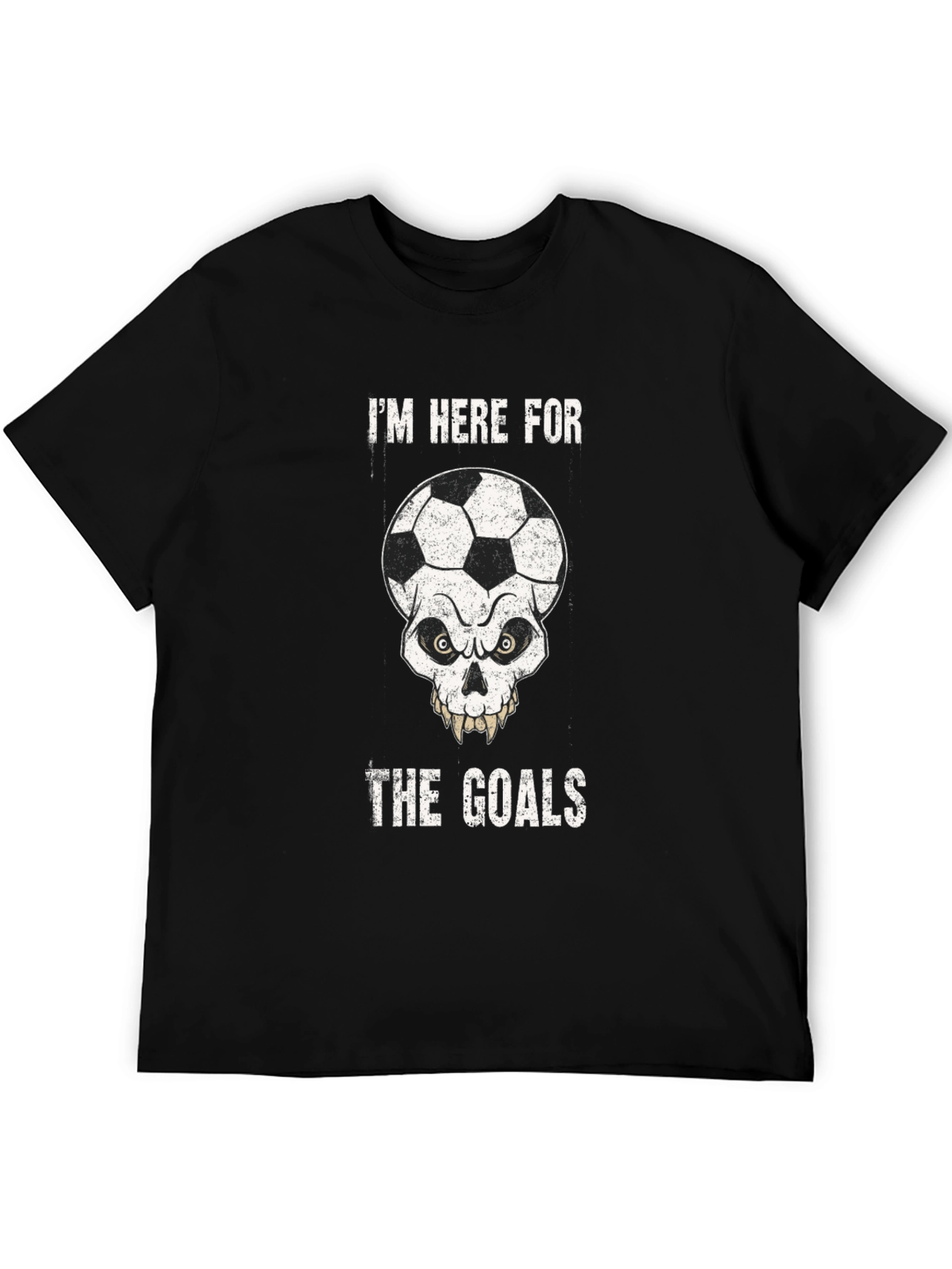 Skull Soccer Goals T-Shirt