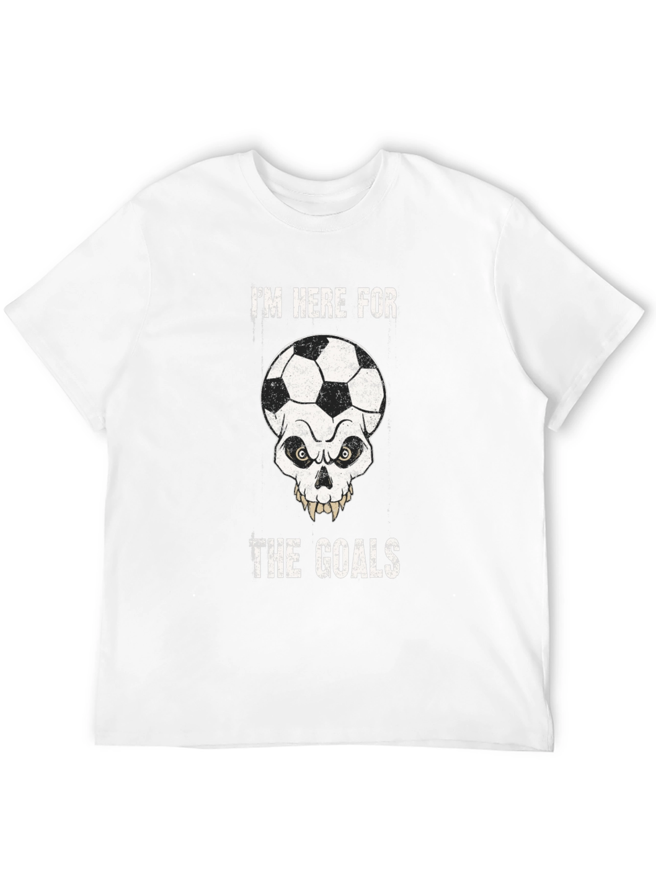 Skull Soccer Goals T-Shirt