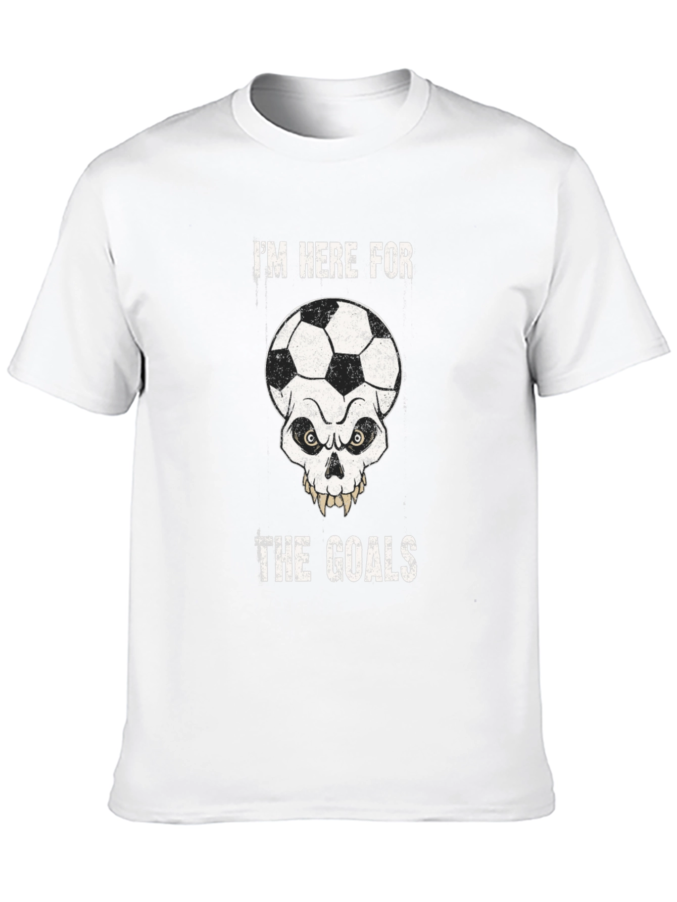 Skull Soccer Goals T-Shirt