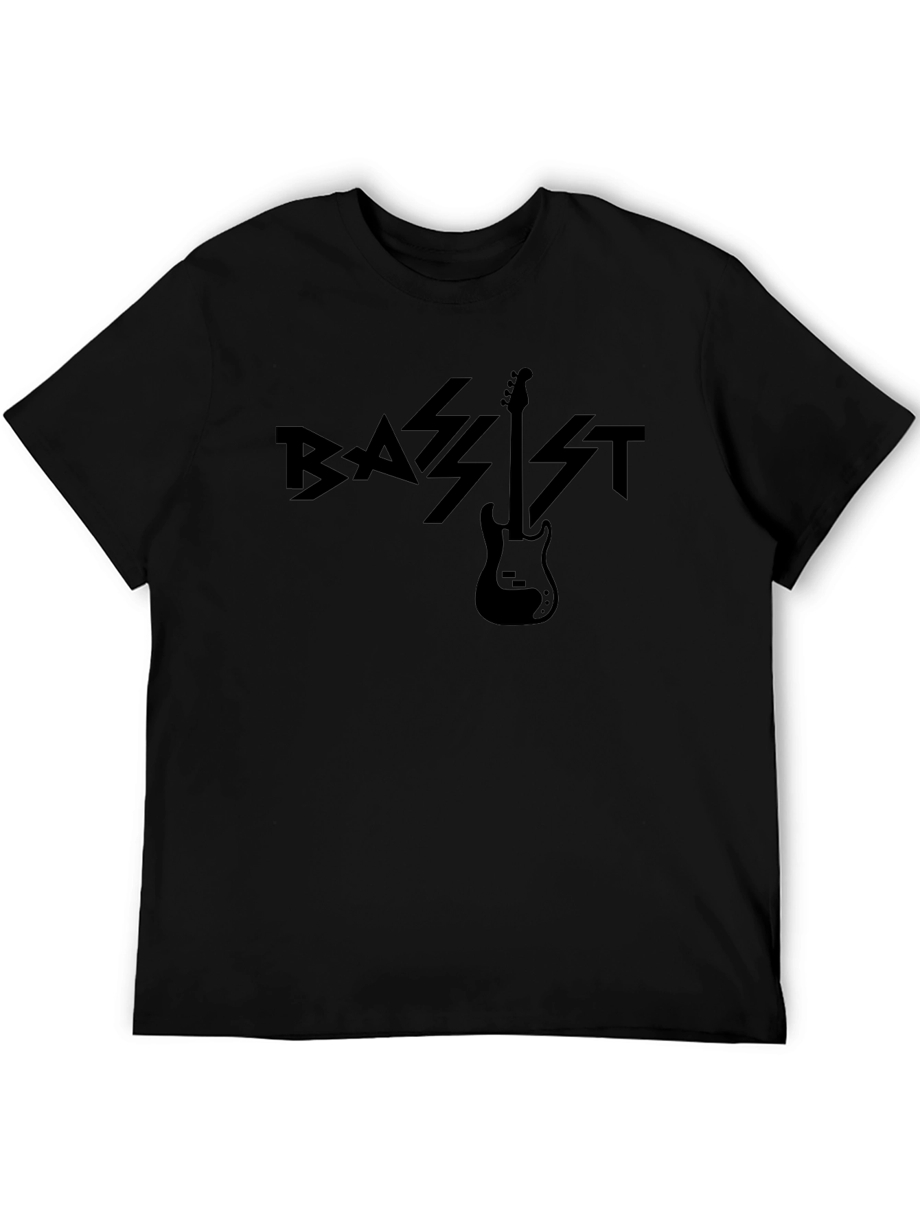 Bassist Graphic T-Shirt - Black Cotton Tee