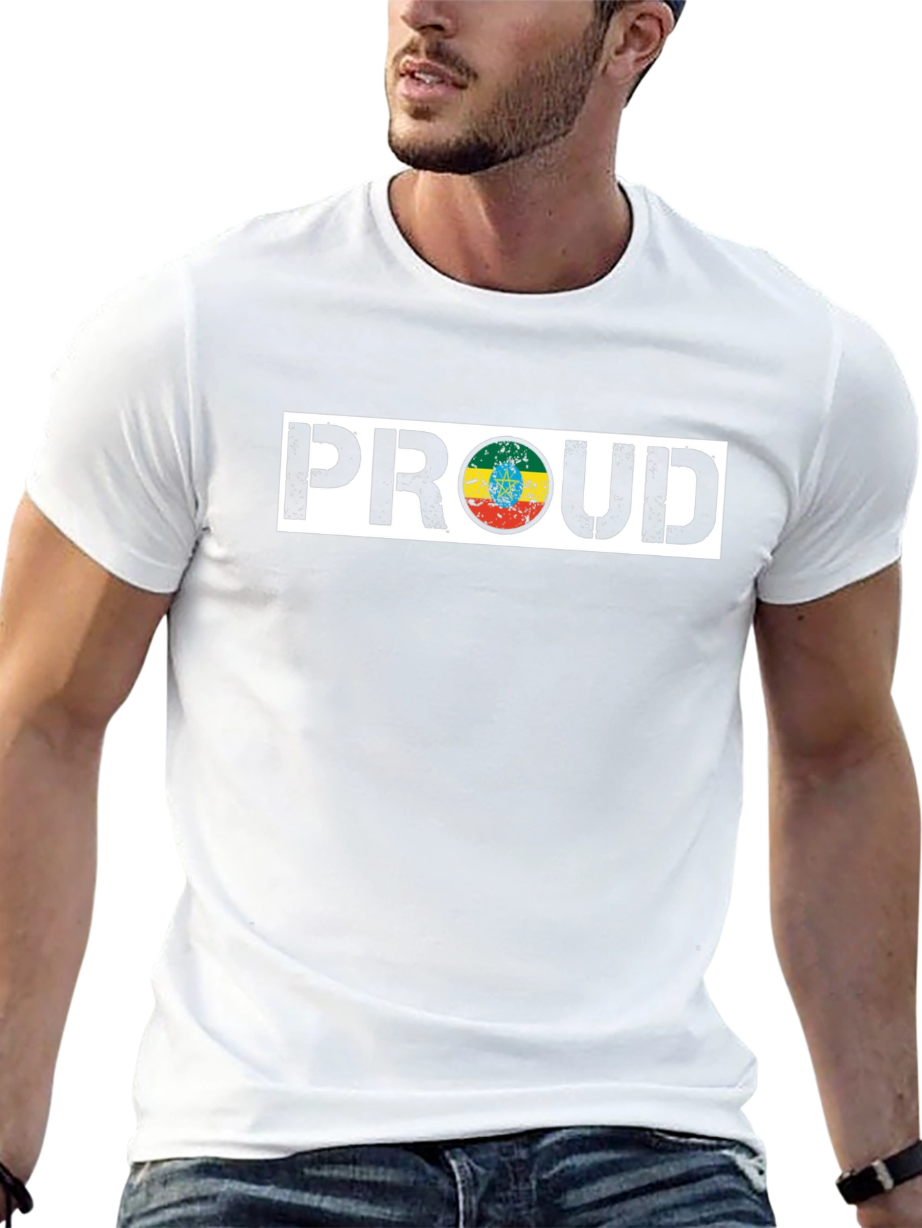 Proud Ethiopian Flag T-Shirt