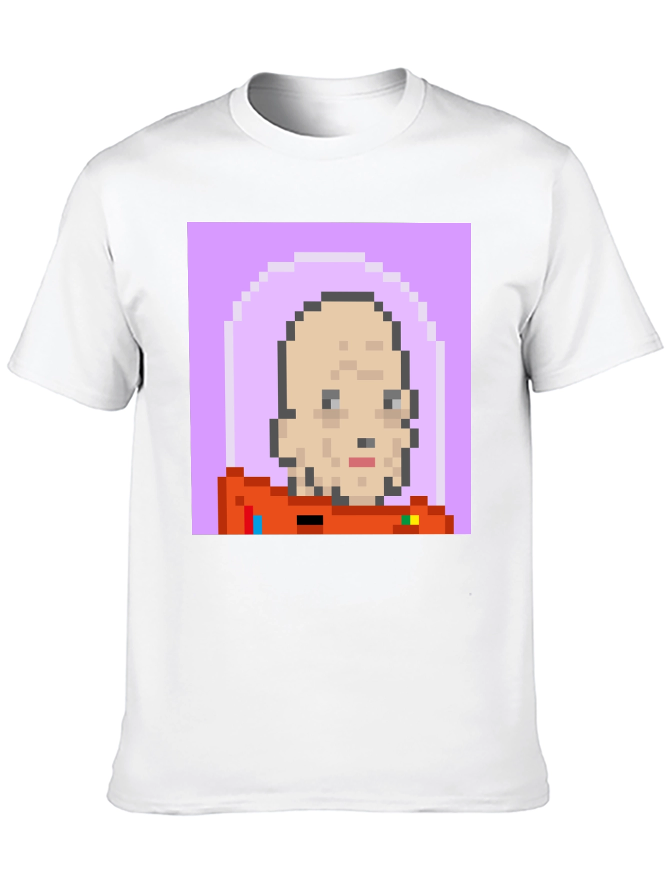 Pixel Art Crypto Punk Graphic T-Shirt