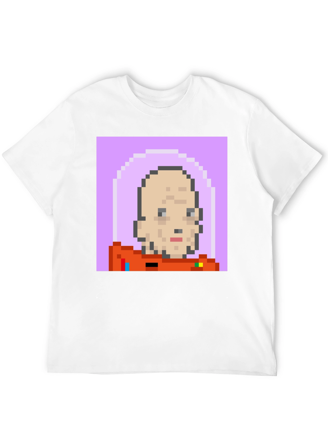 Pixel Art Crypto Punk Graphic T-Shirt