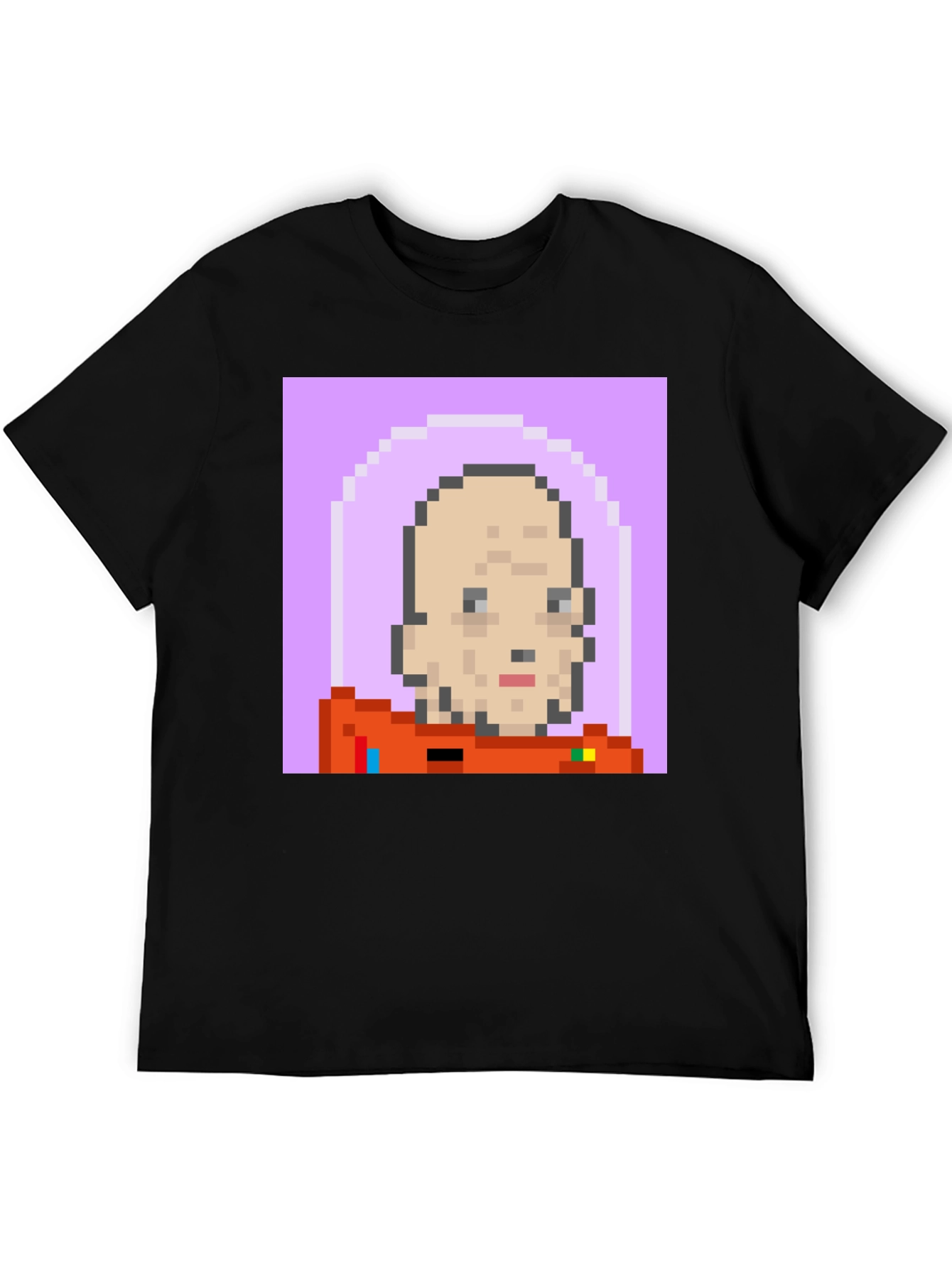 Pixel Art Crypto Punk Graphic T-Shirt