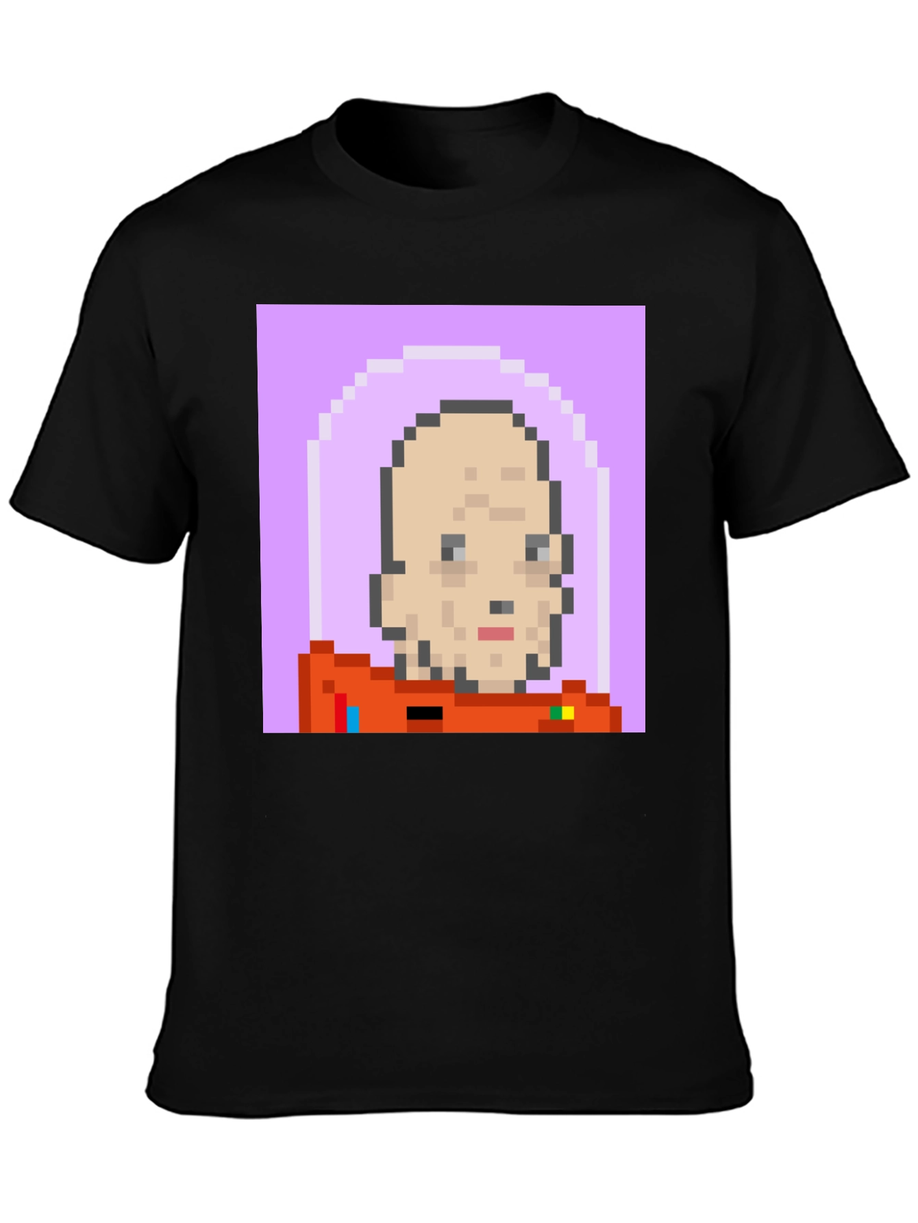 Pixel Art Crypto Punk Graphic T-Shirt