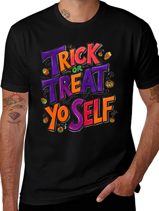 Trick or Treat Yo Self Halloween Graphic T-Shirt