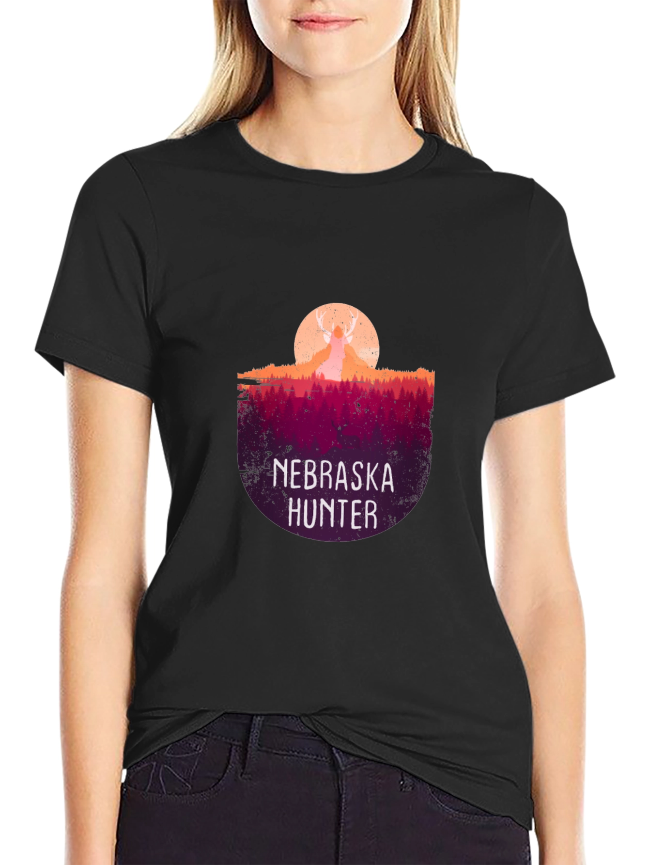 Nebraska Hunter Graphic T-Shirt