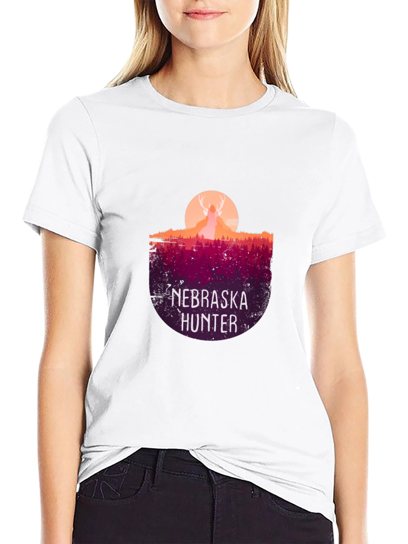 Nebraska Hunter Graphic T-Shirt
