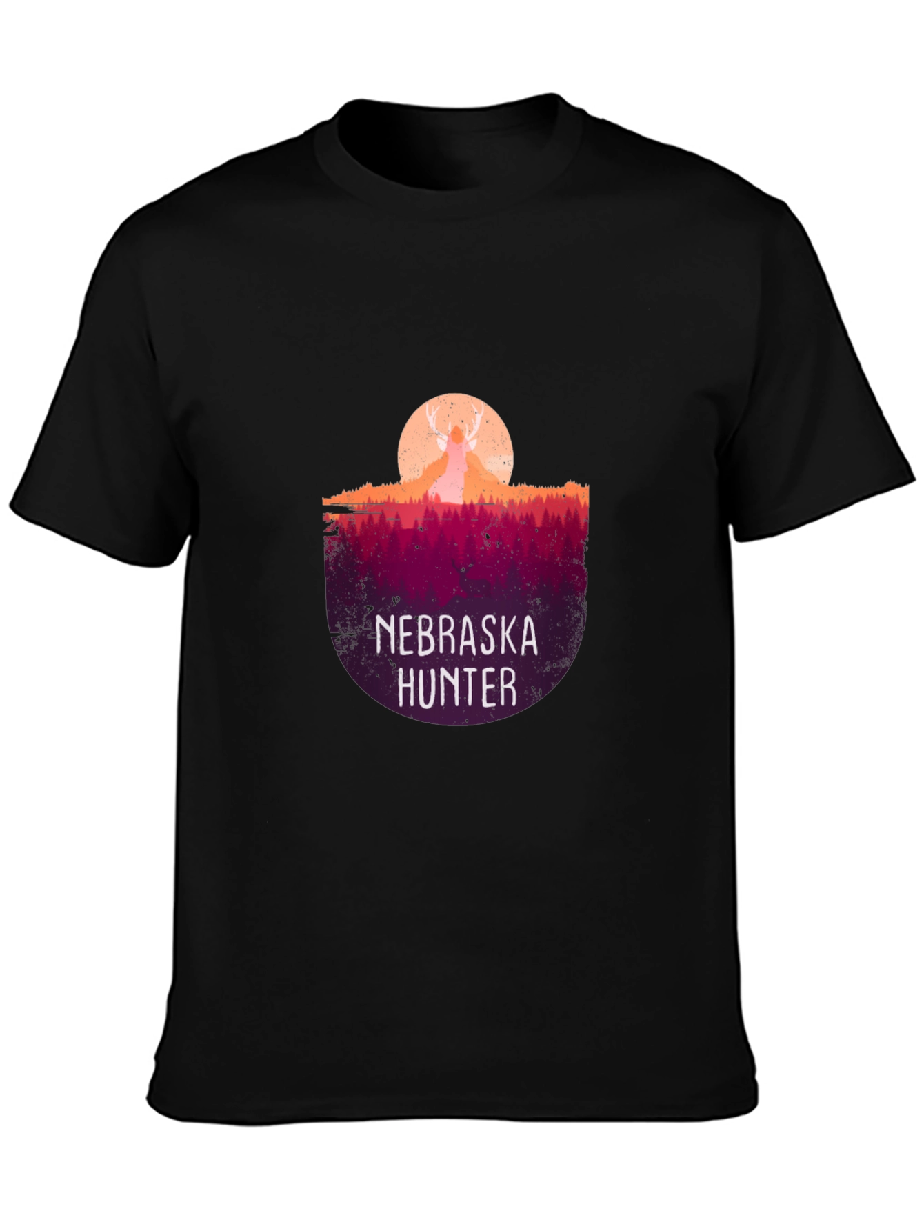 Nebraska Hunter Graphic T-Shirt