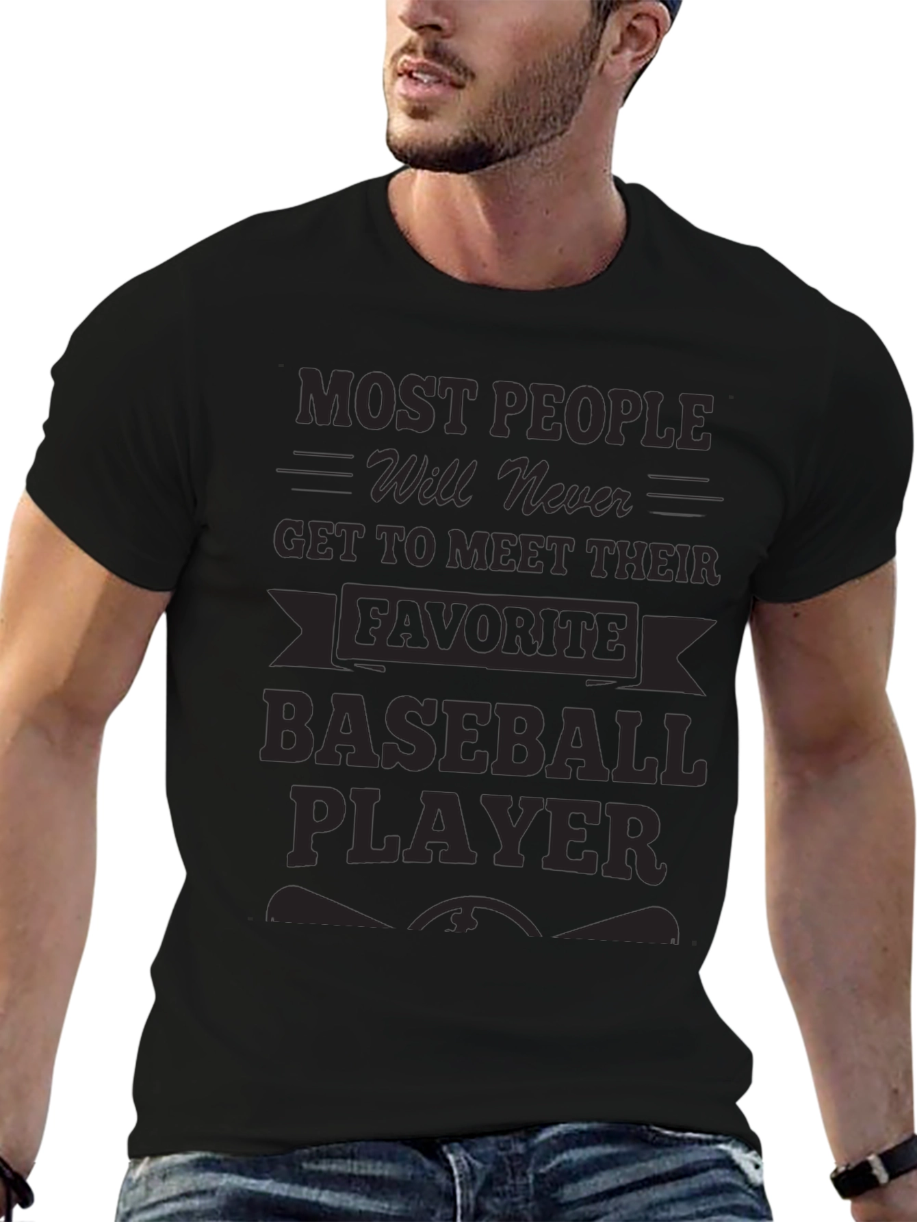 Baseball Player T-Shirt - Fan Apparel