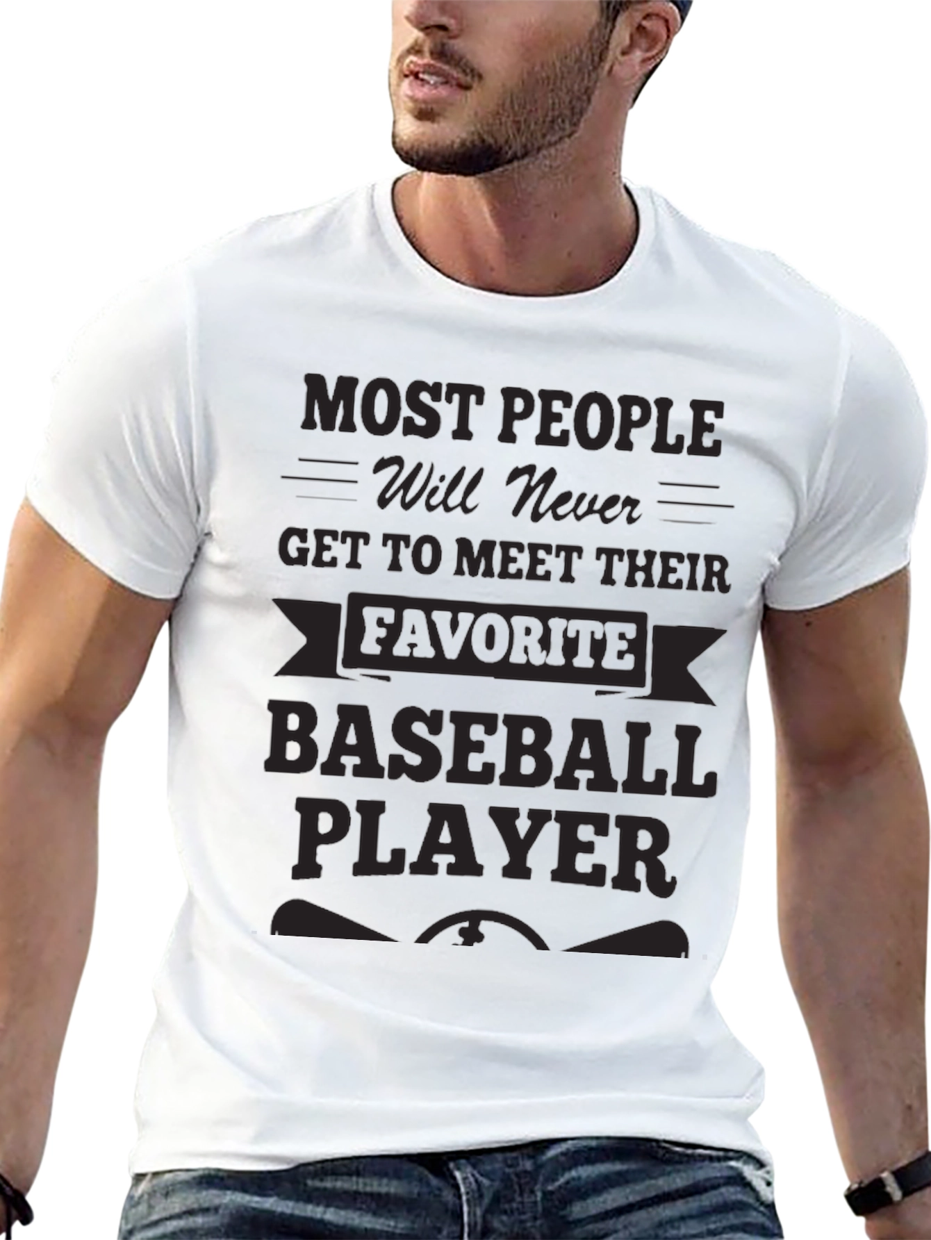 Baseball Player T-Shirt - Fan Apparel