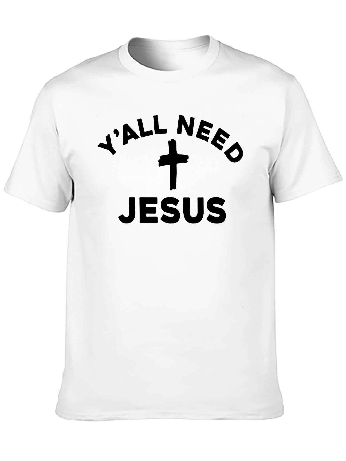 Yall Need Jesus Black Graphic Tee