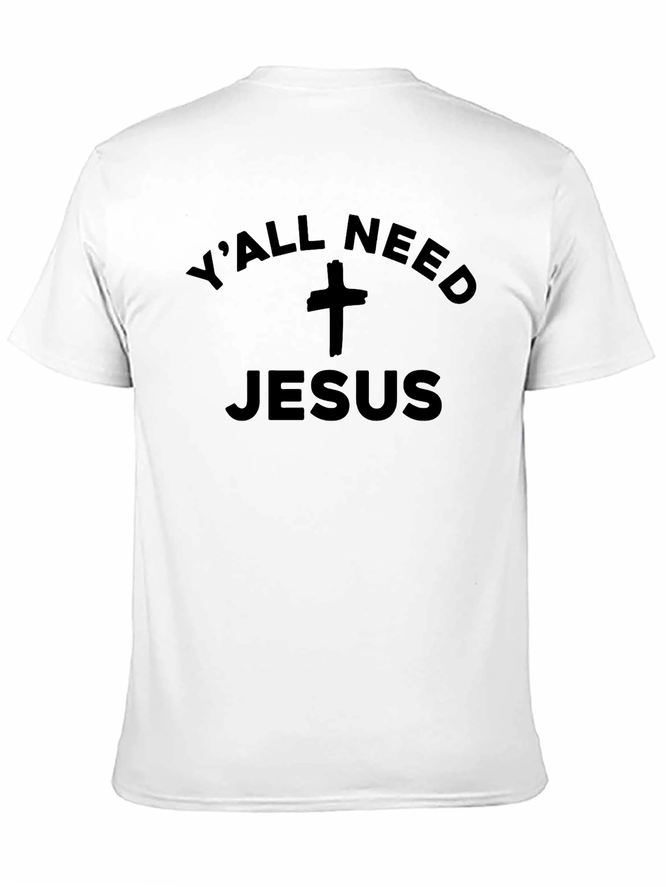 Yall Need Jesus Black Graphic Tee
